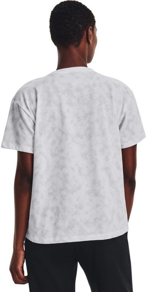 Kurzarm-Oberteil Under UA mit 100 White T-Shirt Armour® Heavyweight Logodruck