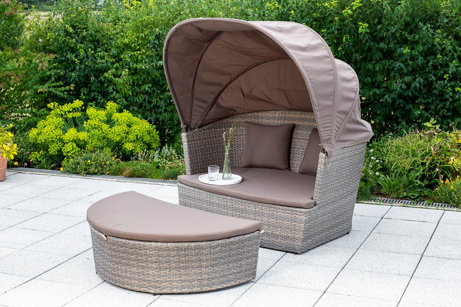 Gartenmöbel Ambiente GartenloungeSet Toledo Relaxinsel, (Relaxinsel