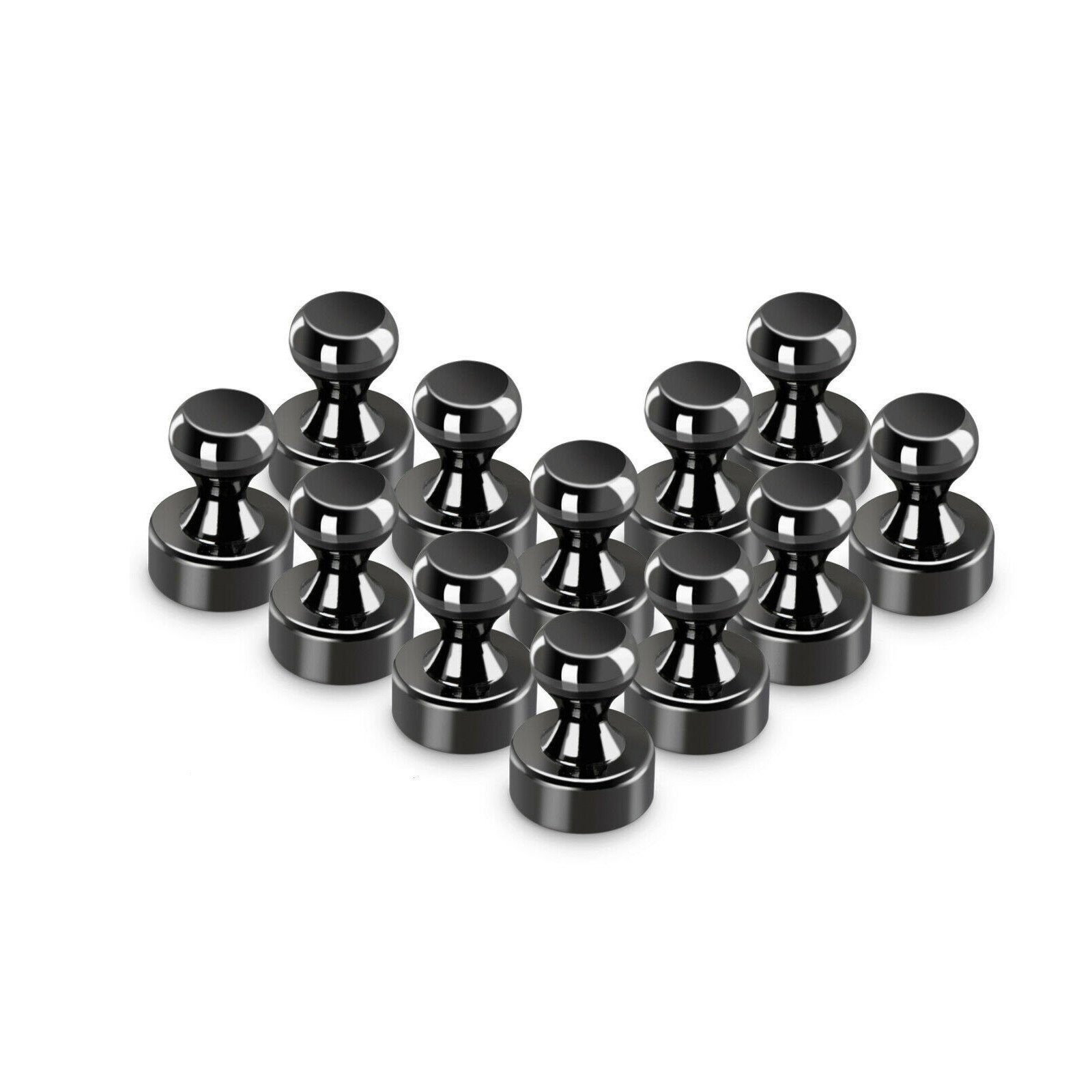 FELIXLEO Magnet Magnet Neodym Magnet Extra Stark Kegelmagnete für Magnettafel (144-St)