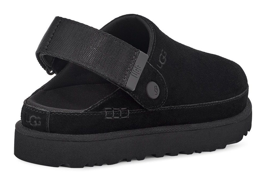 UGG Unisex W GOLDENSTAR CLOG Clog Homeslippers, Plateauschuh, Mule mit schw günstig online kaufen