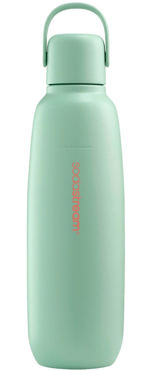 SodaStream Thermoflasche Metallflasche Fizz&go COOL DWS, 0,9 l, Trinkflasche, kompatibel mit SodaStream DUO, E-DUO, TERRA, ART & ENSO Wassersprudler