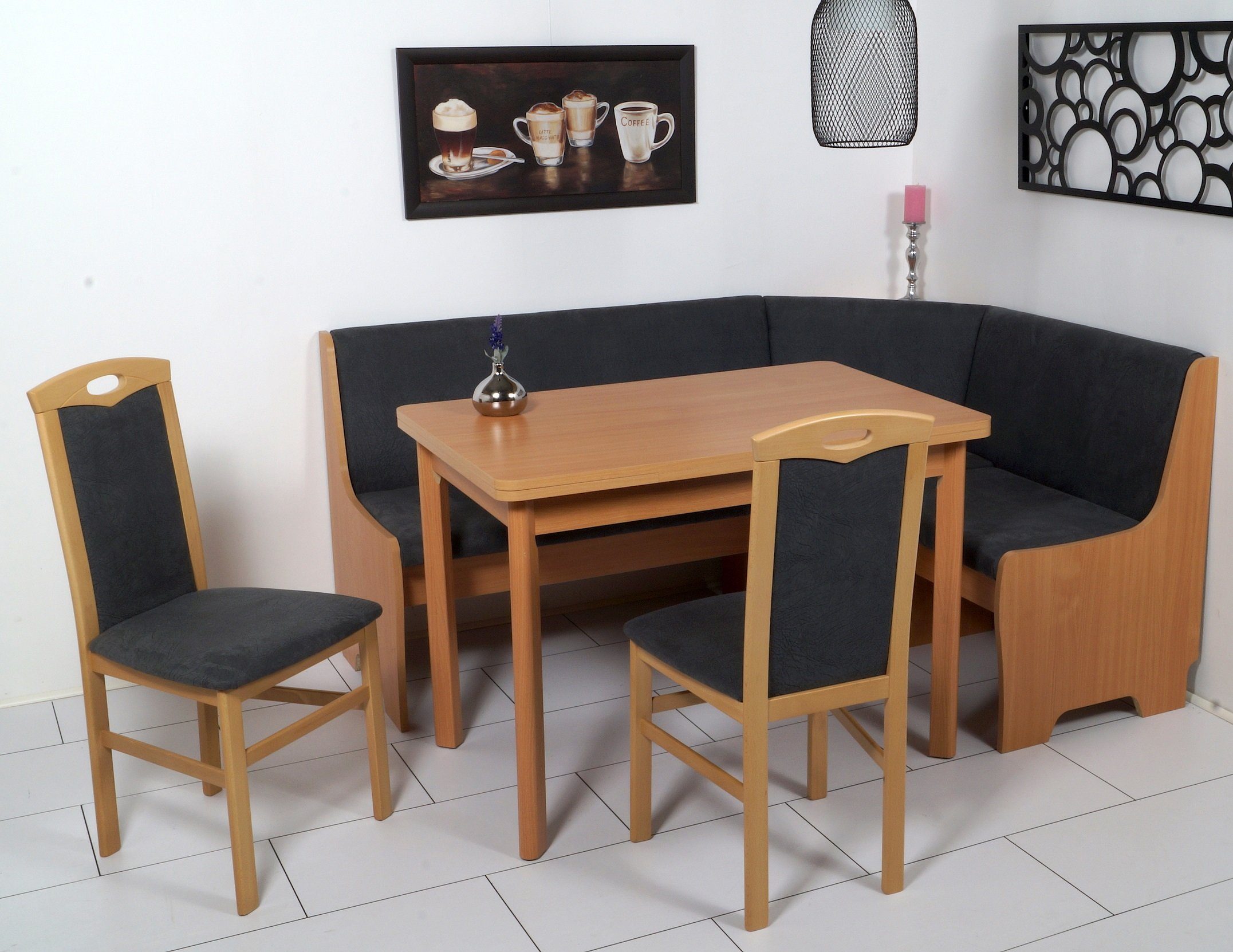 Stolebaenk Eckbankgruppe Bremen PENITI, (Eckbank Set, 1xEckbank