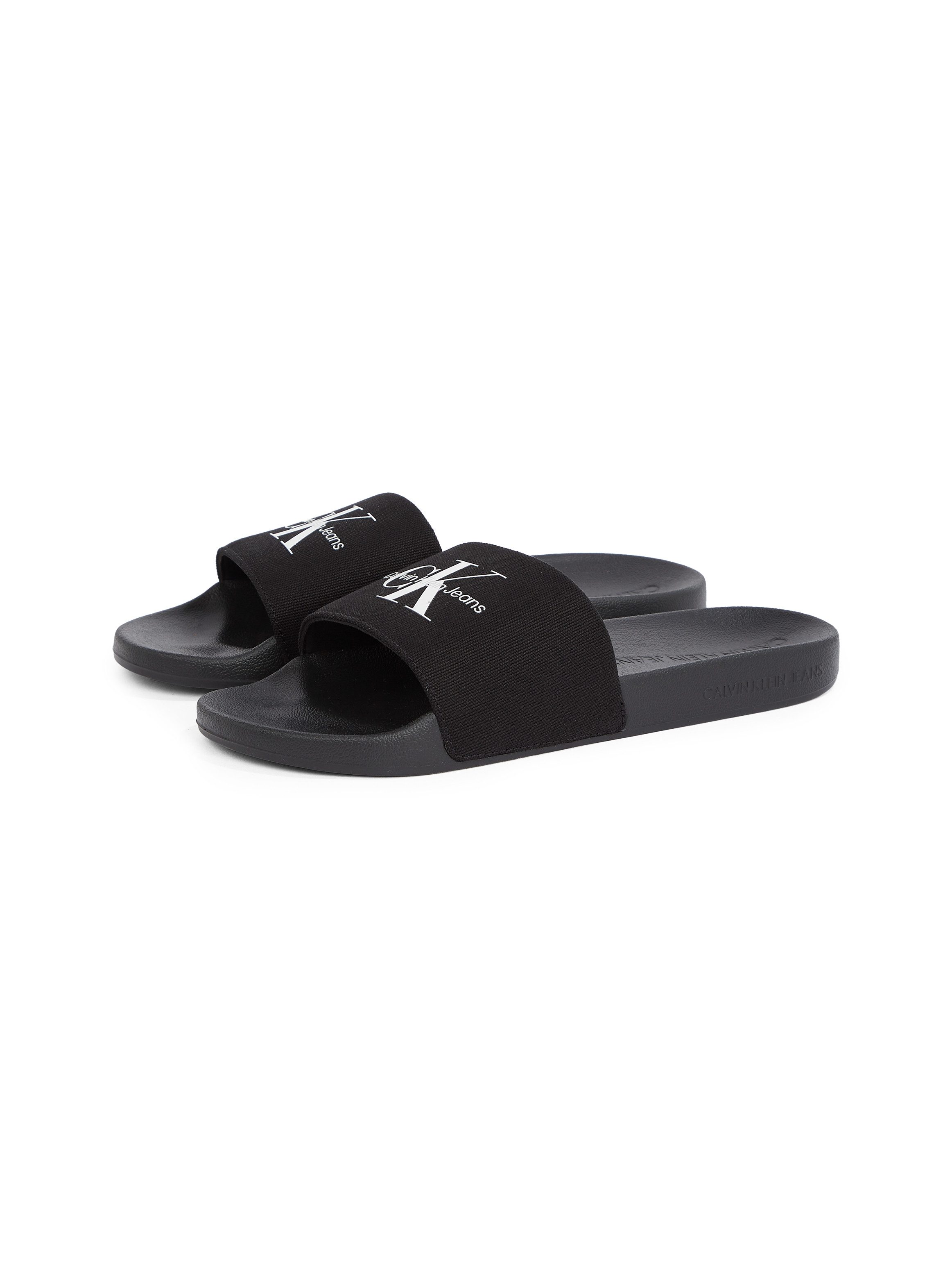 Calvin Klein Jeans SLIDE MONOGRAM Badepantolette, günstig online kaufen