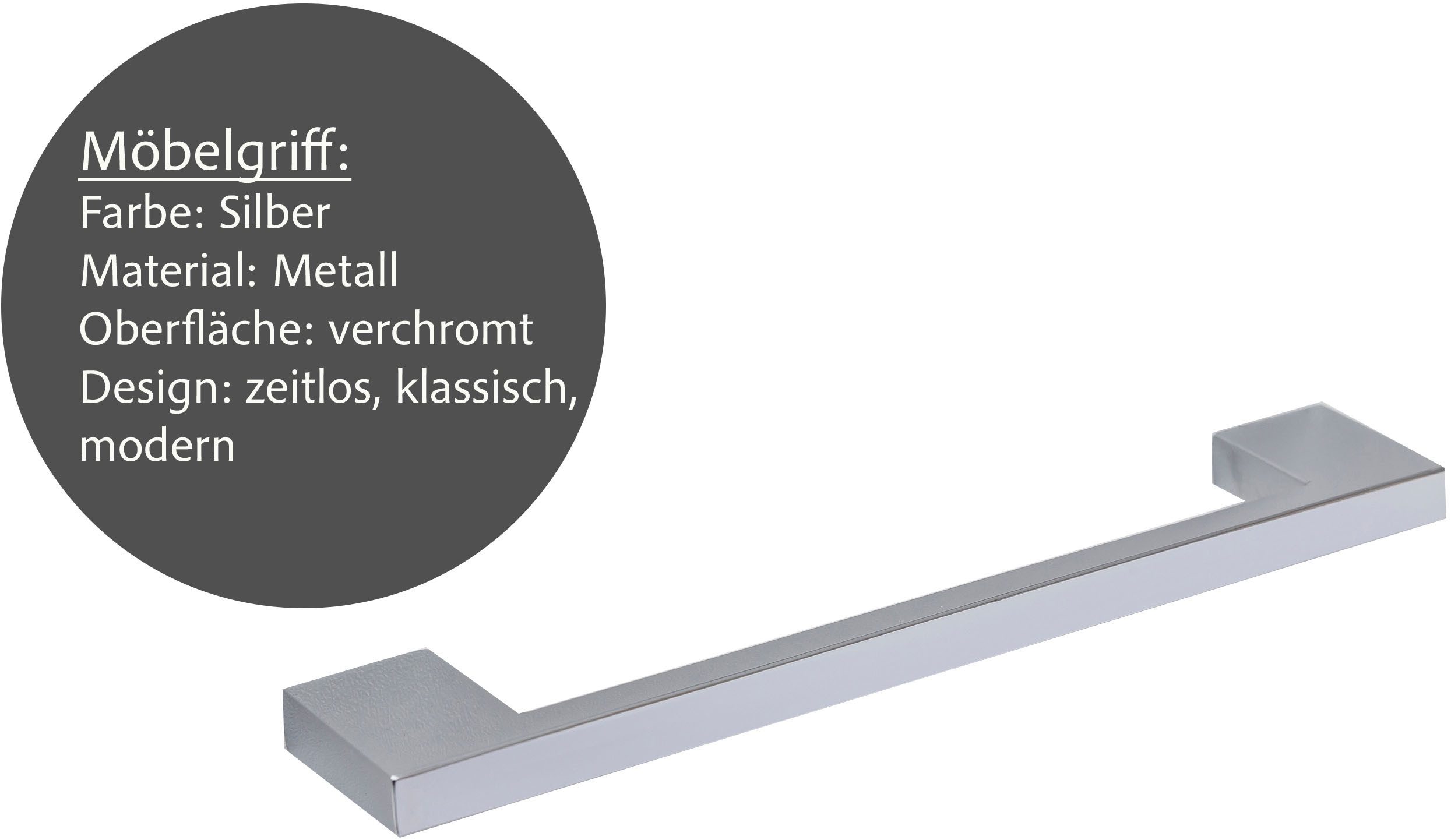 KOCHSTATION Küchenzeile KS-Milan, 270 cm breit, robuste Metallauszüge, viel Stauraum