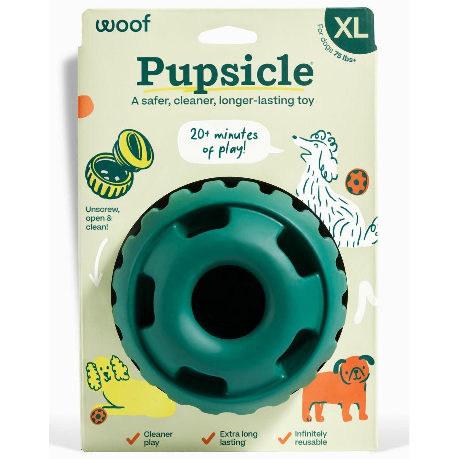 LuxusKollektion Snackball Hundespielzeug Pupsicle Extra Large, Kunststoff, (1-tlg)