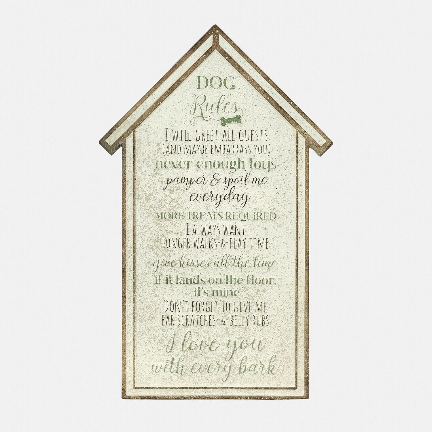 Mirabeau Wanddekoobjekt Deko-Schild Roanley grau
