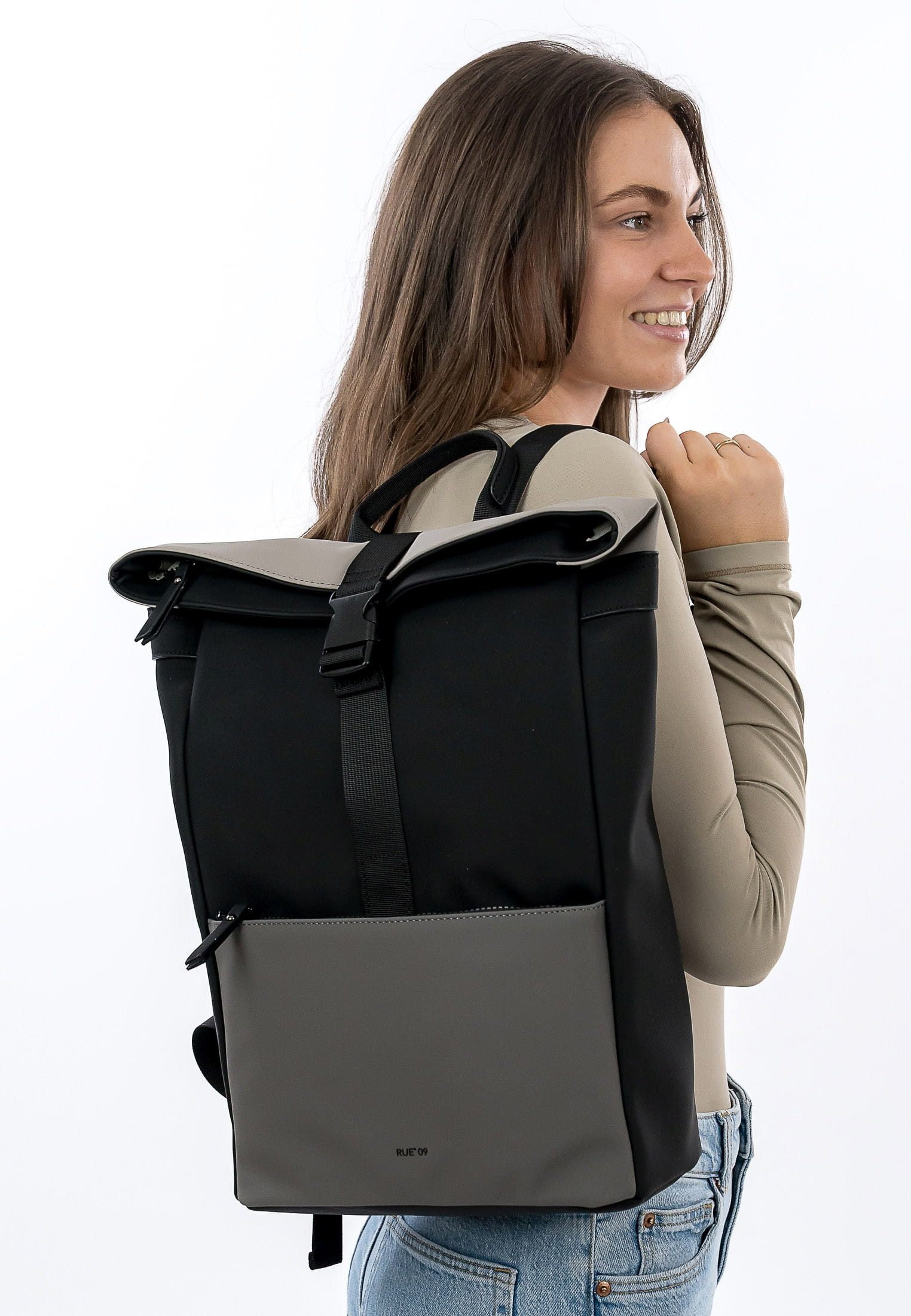 EMILY & NOAH Cityrucksack E&N Pessac RUE 09, Logo Prägung