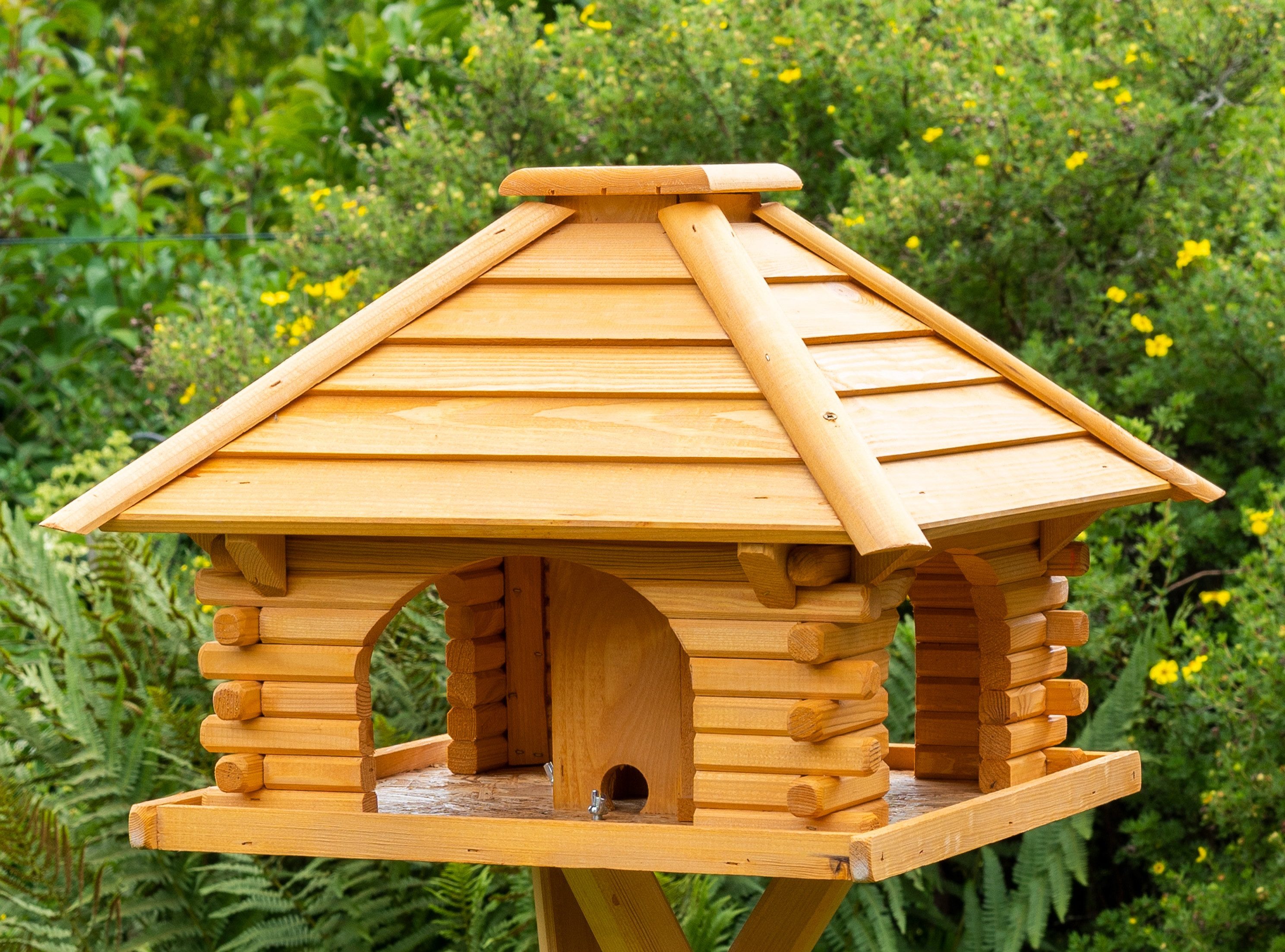 Vogelhaus Vogelhaus mit Solarbeleuchtung V20