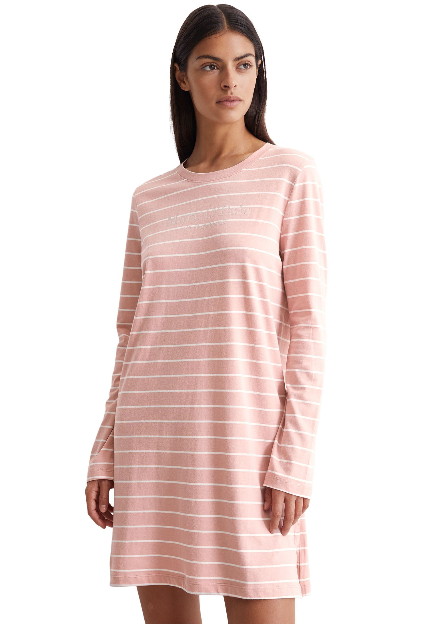 Marc O'Polo Nachthemd Mix & Match Cotton-Woven mit lockerem und geradem Sch günstig online kaufen