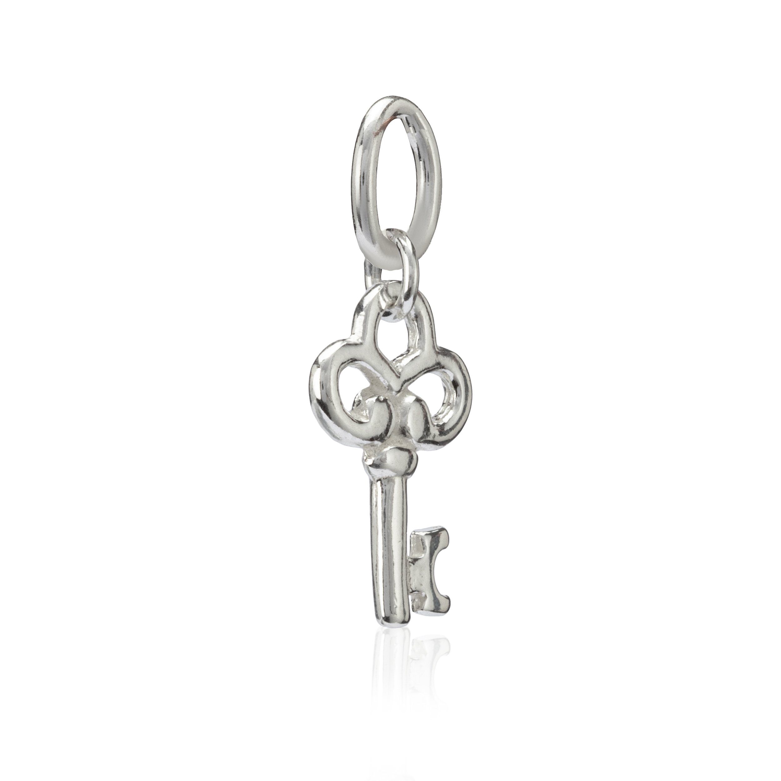 Kettenanhänger Damen Schlüssel 925 Silber 16x10mm Motiv Amulett