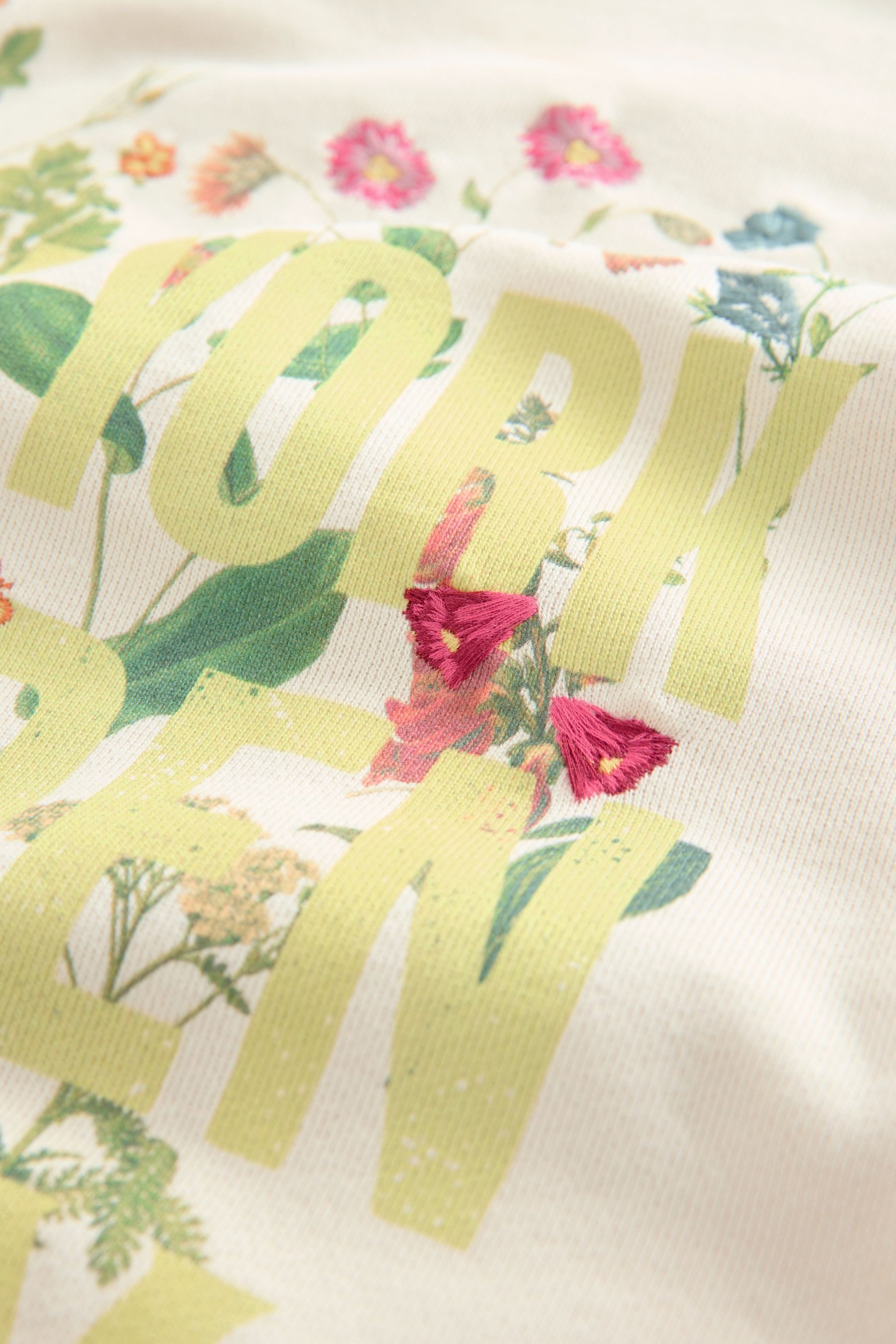 Next Sweater NYC Garden Party Sweatshirt aus Baumwolle (1-tlg)