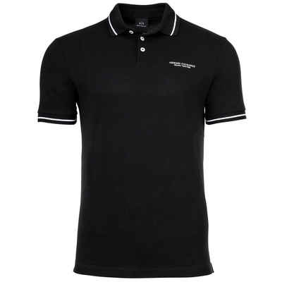 ARMANI EXCHANGE Poloshirt Herren Poloshirt - T-Shirt, einfarbig, Baumwolle