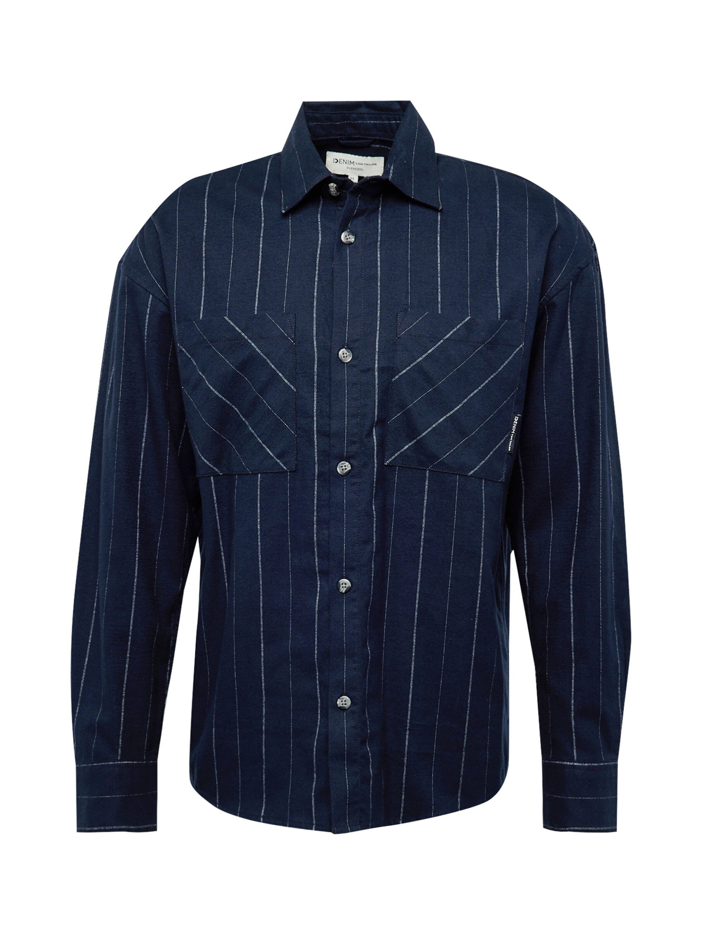 TOM TAILOR Denim Langarmhemd (1-tlg)