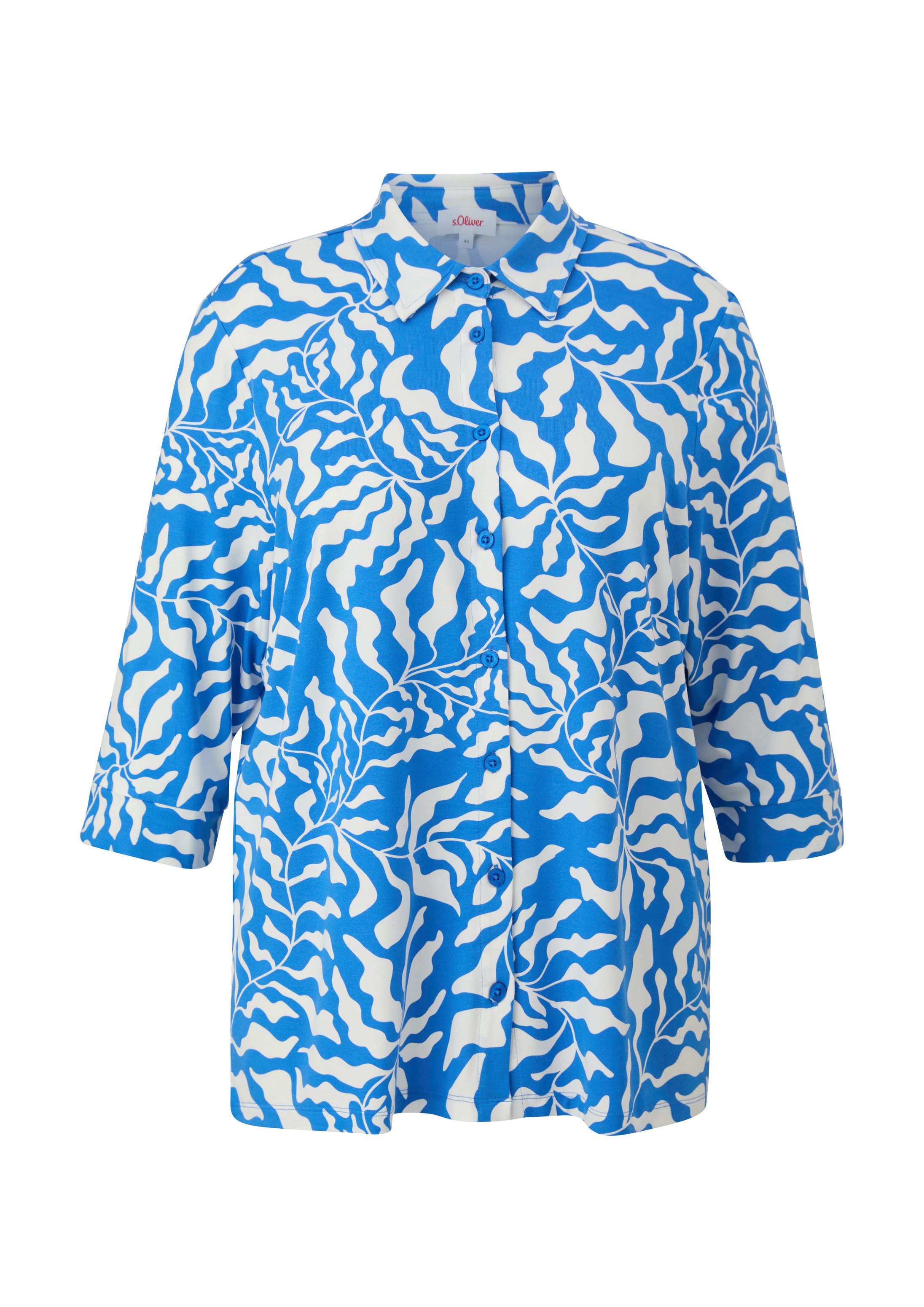 s.Oliver 3/4-Arm-Shirt T-Shirt Shirt mit 3/4-Arm