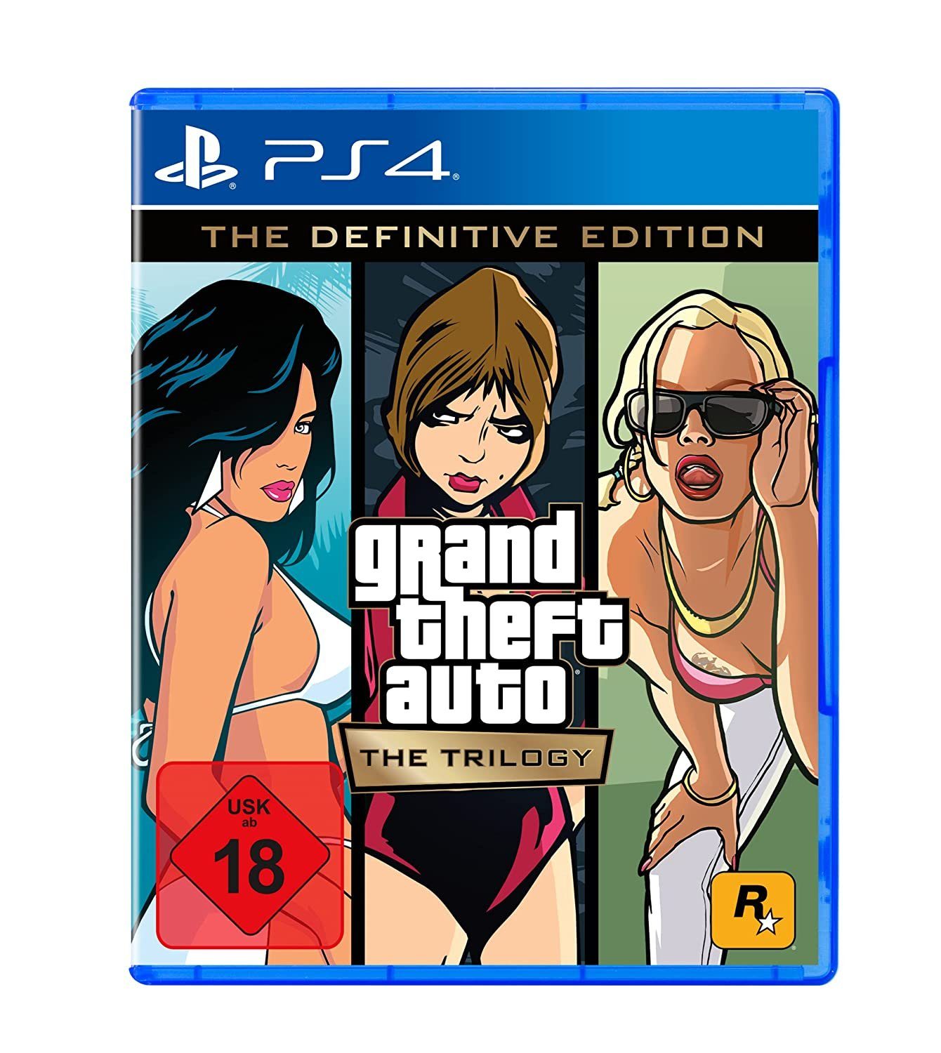 Grand Theft Auto: The Trilogy PS4 (GTA 3 + Vice City + San Andreas) PlayStation 4