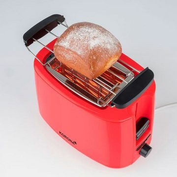 KORONA Toaster 2-Scheiben-Toaster Classic, 2 kurze Schlitze, für 2 Scheiben, 750 W