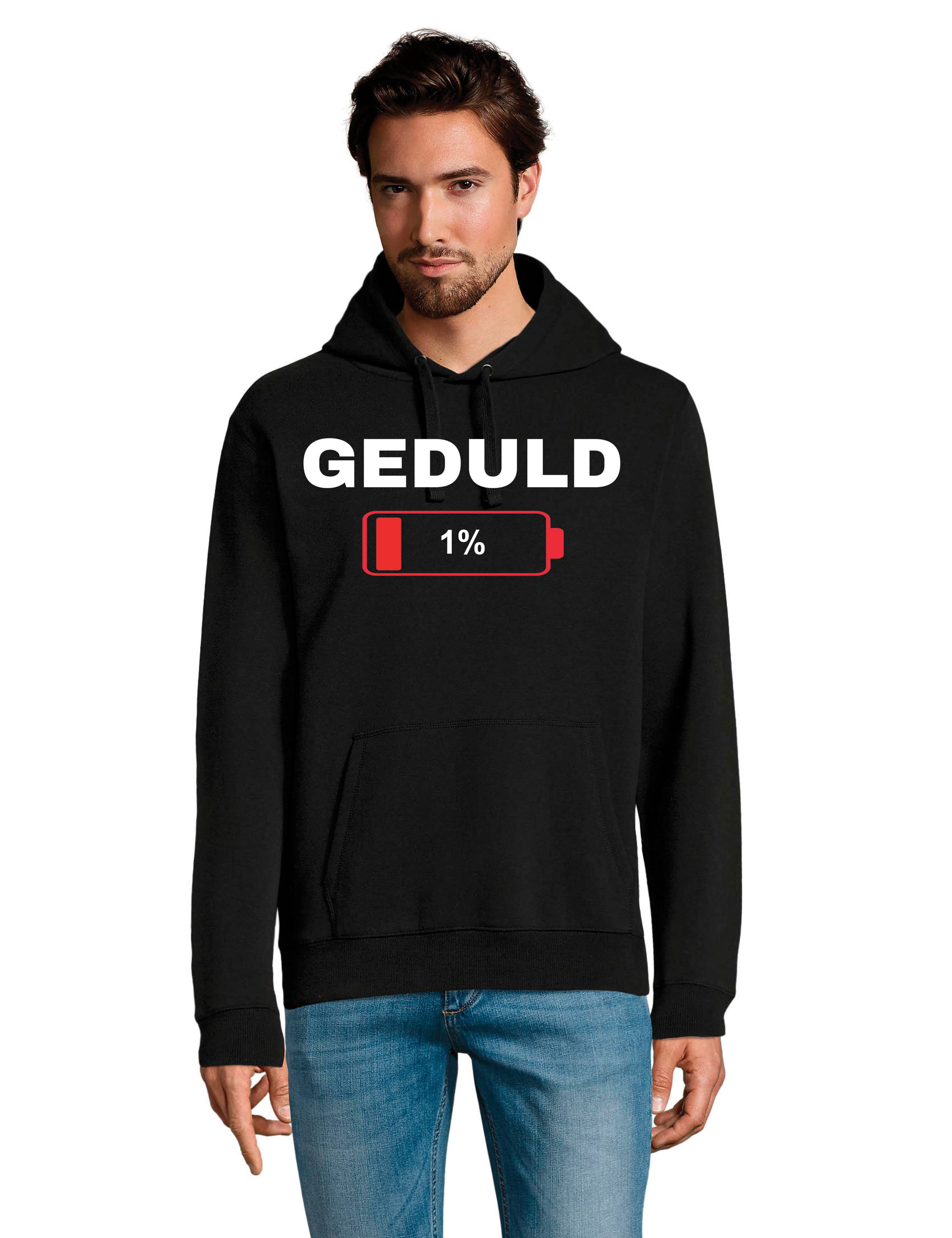 Youth Designz Kapuzenpullover "Geduld bei 1%" Herren Hoodie Pullover stylis günstig online kaufen