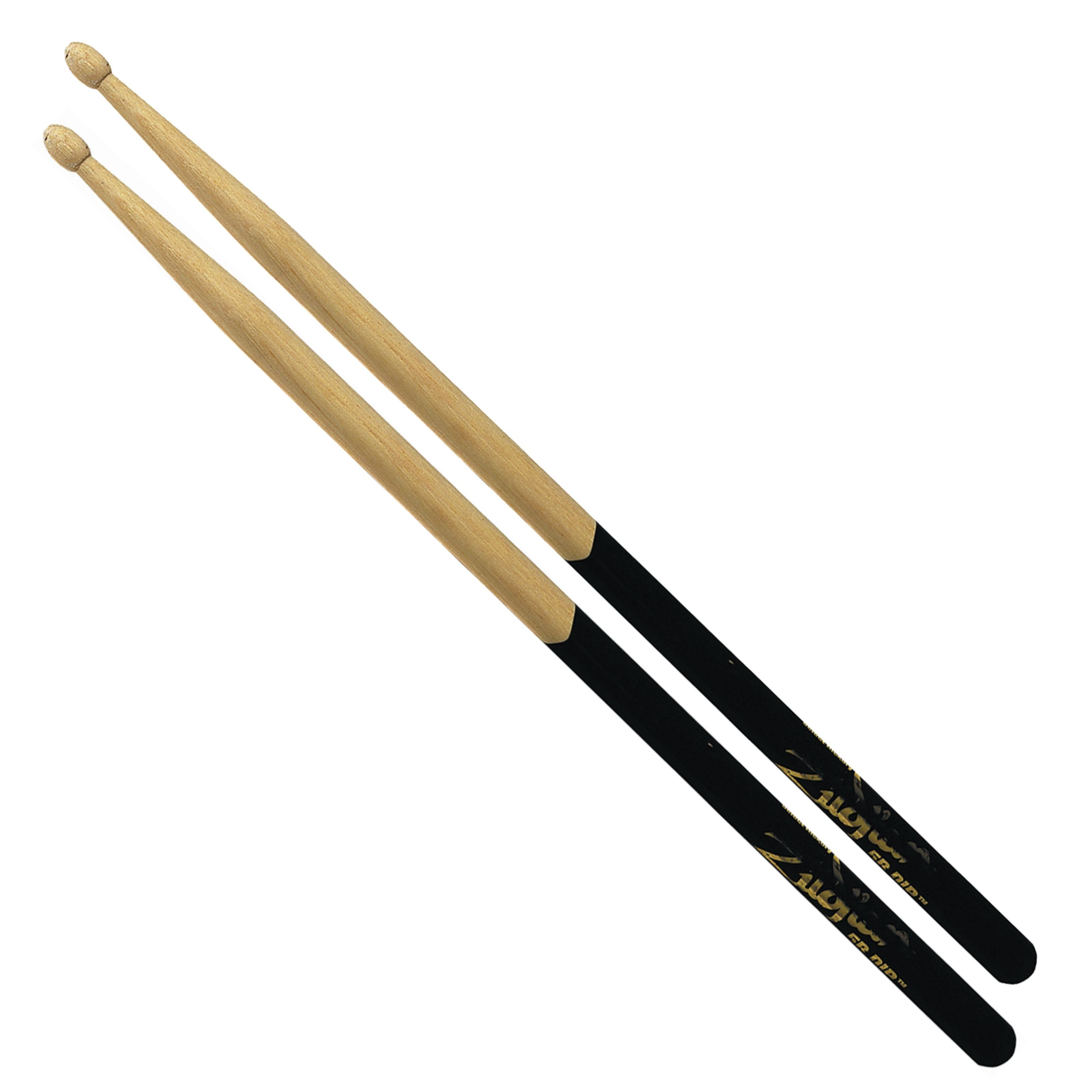 Zildjian Drumsticks (7A Sticks Black-DIP Wood Tip Hickory Natural Finish, Sticks, Beater und Mallets, Drumsticks Holztip), 7A Sticks Black-DIP, Wood Tip Hickory, Natural Finish - Drumsticks