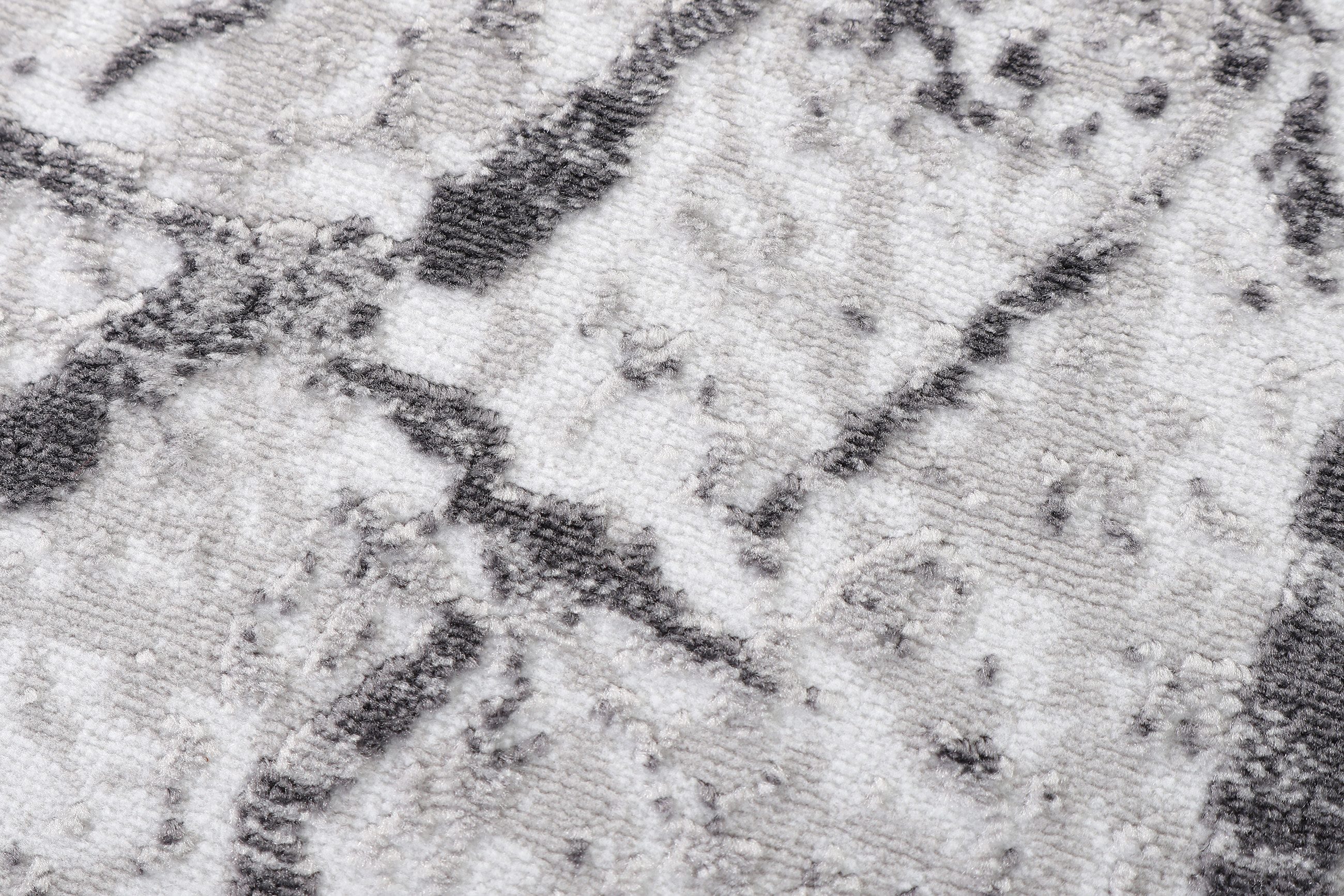 Tapiso Teppich SKY, rund, Höhe: 12 mm, Runder Glanzflor-Teppich, Lichteffekt je nach Blickwinkel, 12 mm