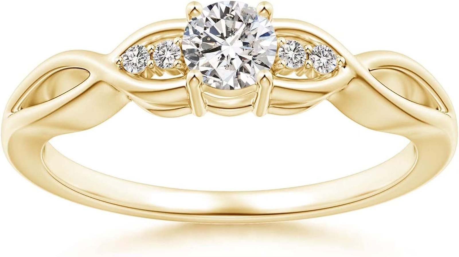 Diamantring 0.8ct D VS1 3EX,lab grown diamant ring,verlobungsring,gold 585 ring