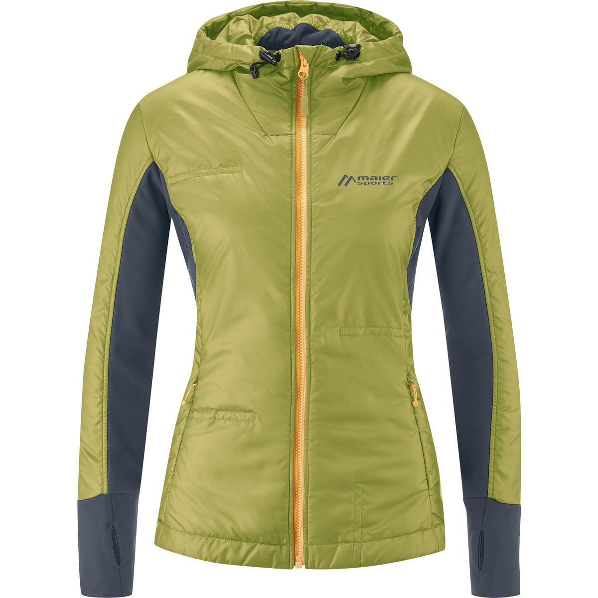 Maier Sports Steppjacke Caurus Wool Women Damen-Isolationsjacke für angenehme Wärme beim Trekking. Dank