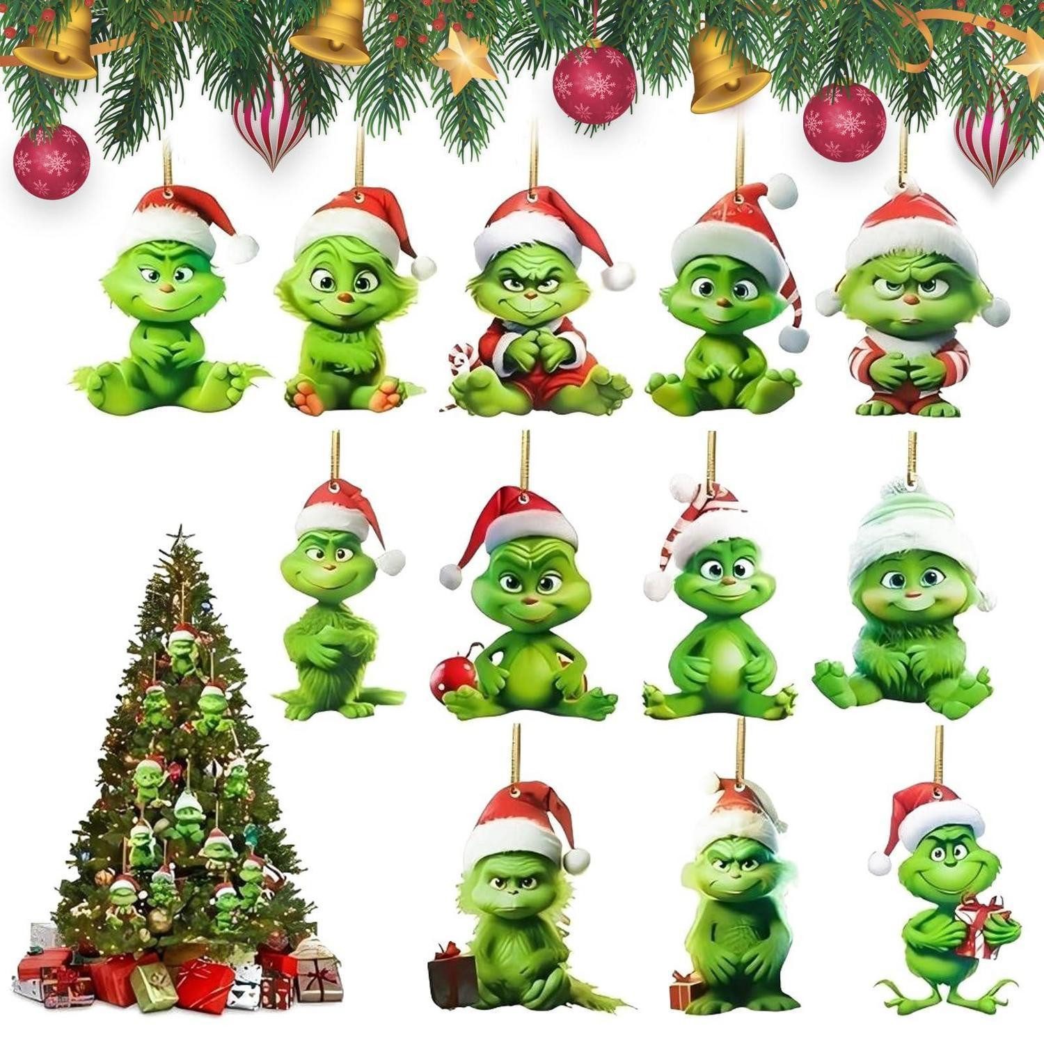 Grinch Dekoration online kaufen » Grinch Deko