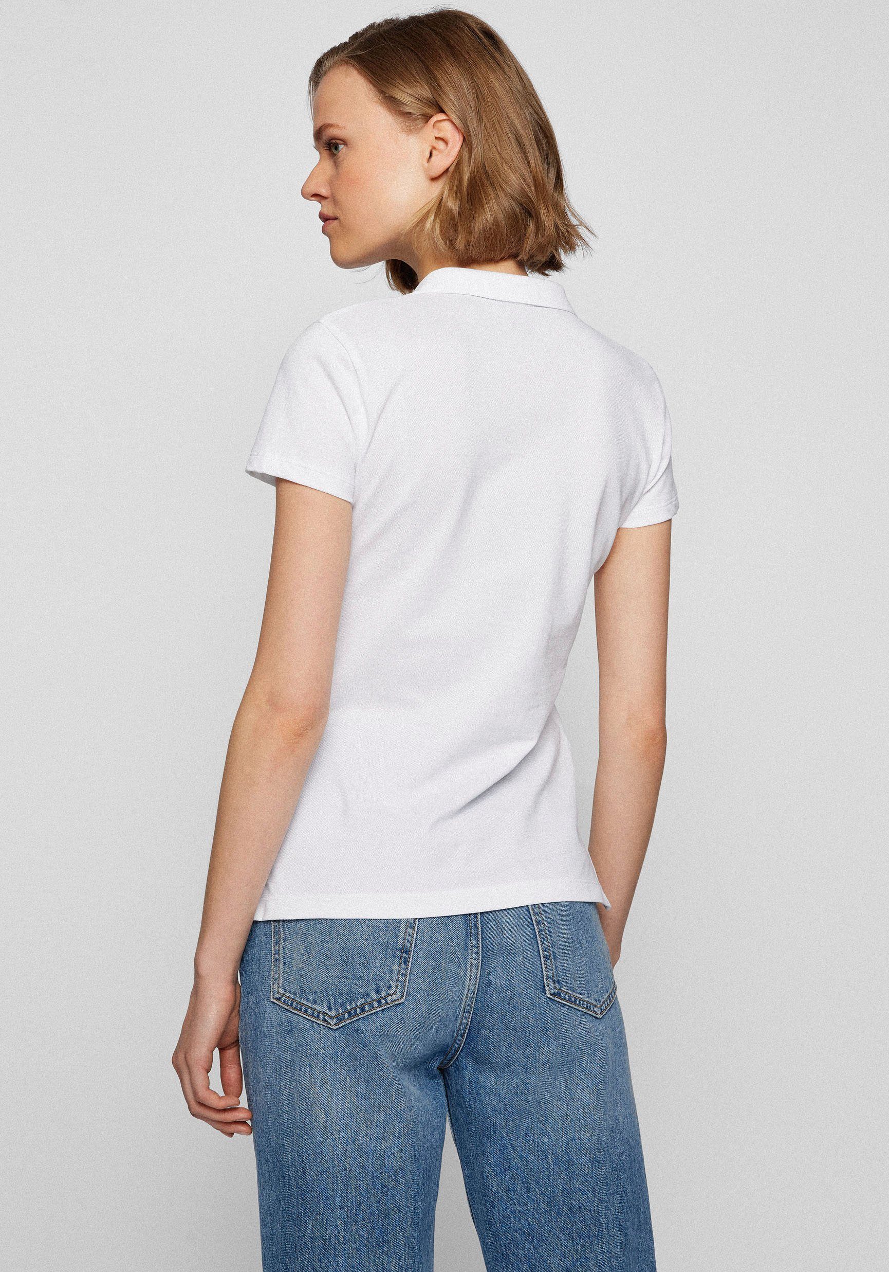C_Epola White ORANGE Poloshirt mit BOSS BOSS-Stickerei