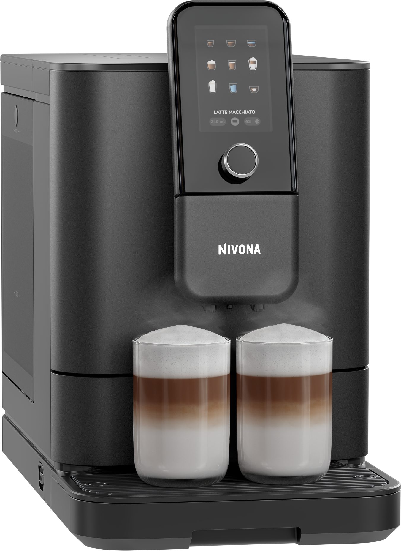 Nivona Kaffeevollautomat, 2-Tassen-Funktion, herausnehmbare Brühgruppe, einfache Bedienung