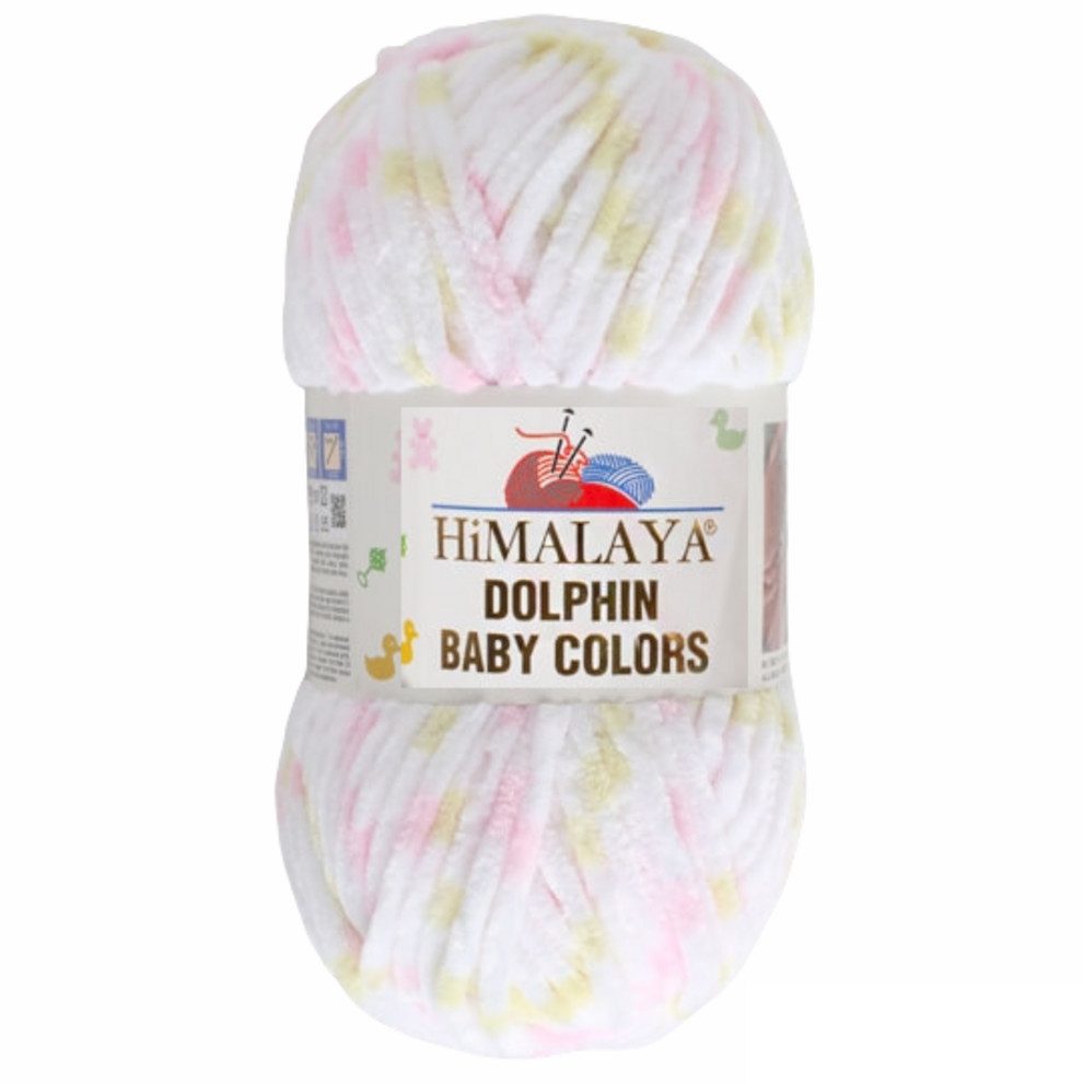 Himalaya Strickfein Himalaya Dolphin Baby Colors Bulky Chenille 80408 Häkelwolle