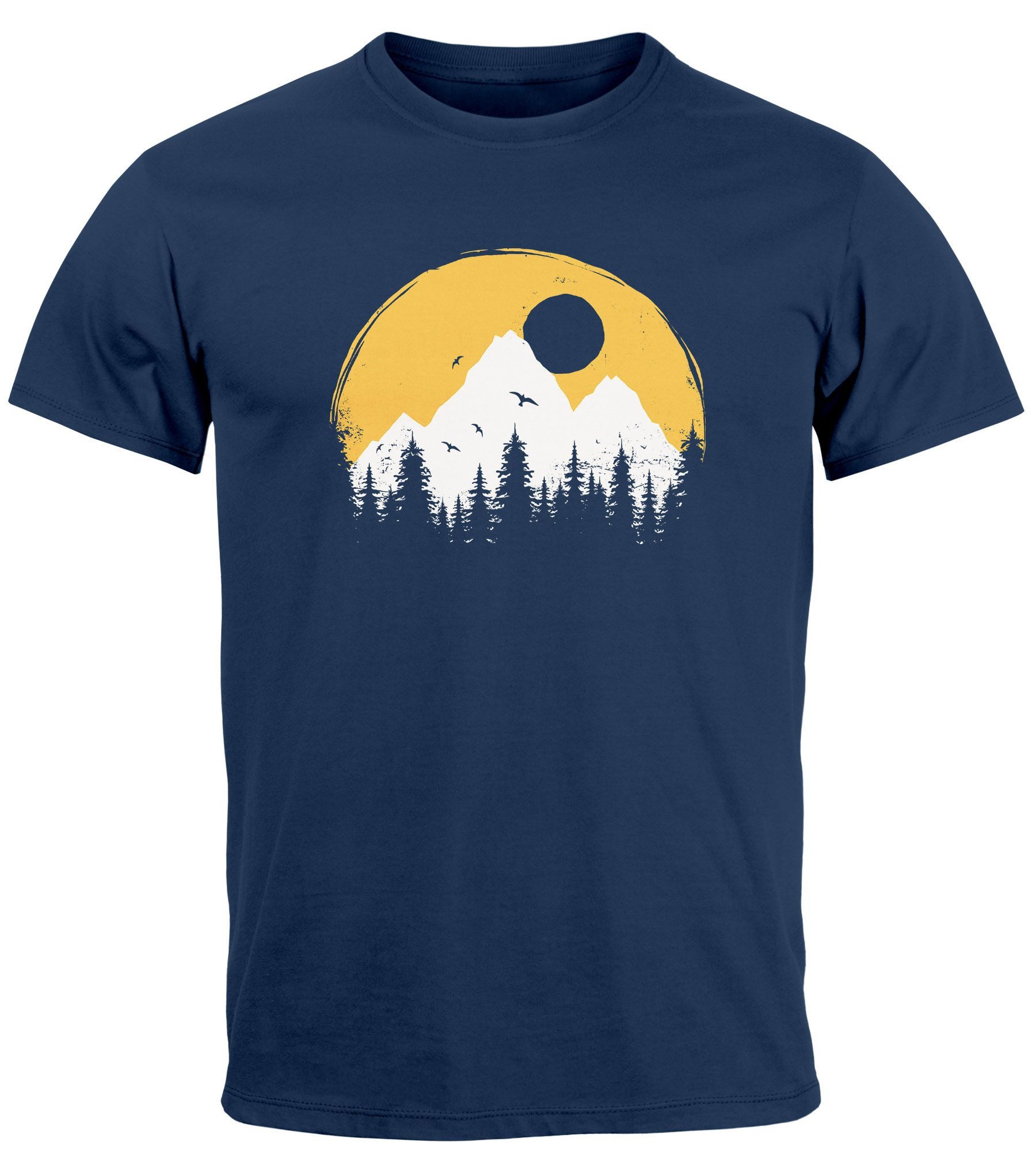 Neverless Print-Shirt Herren T-Shirt Outdoor Print günstig online kaufen