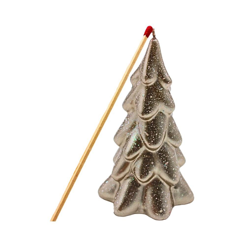 Dekohelden24 Formkerze Hochwertige Kerze als Tannenbaum, Weihnachtskerze, Figurenkerze als, cm.