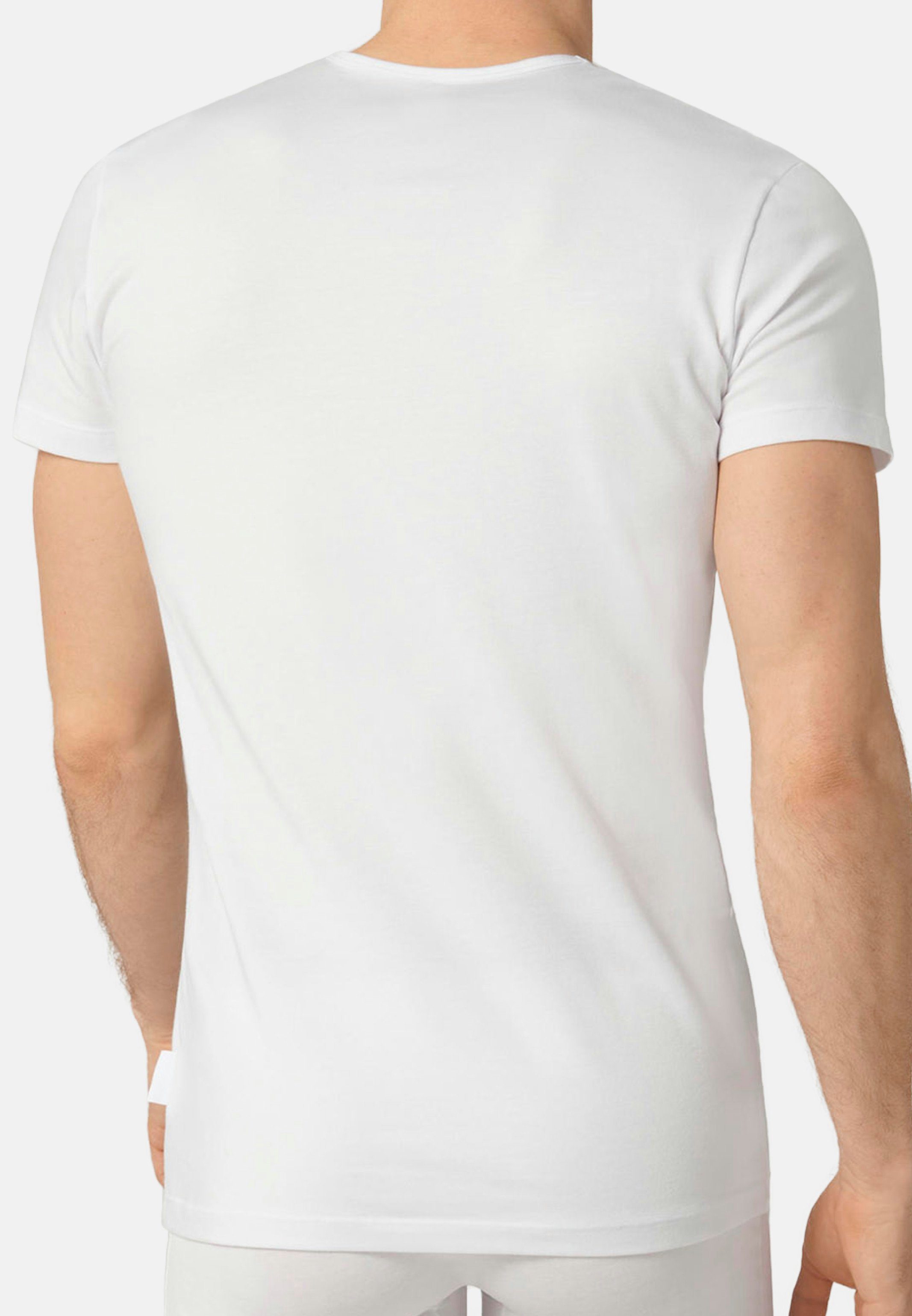 Sloggi Baumwolle 4er Shirt Unterhemd Pack Kurzarm / (Spar-Set, - Weiß und 24/7 Unterhemd 4-St) Bequem - anschmiegsam