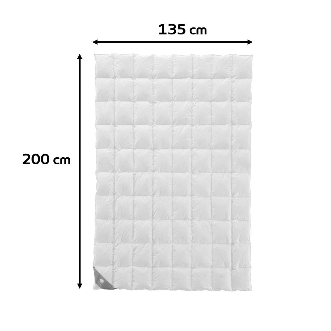 Musterring Daunenbettdecke DREAMZ, Füllung: 100% Daunen, Sommerdecke mit Baumwollbezug