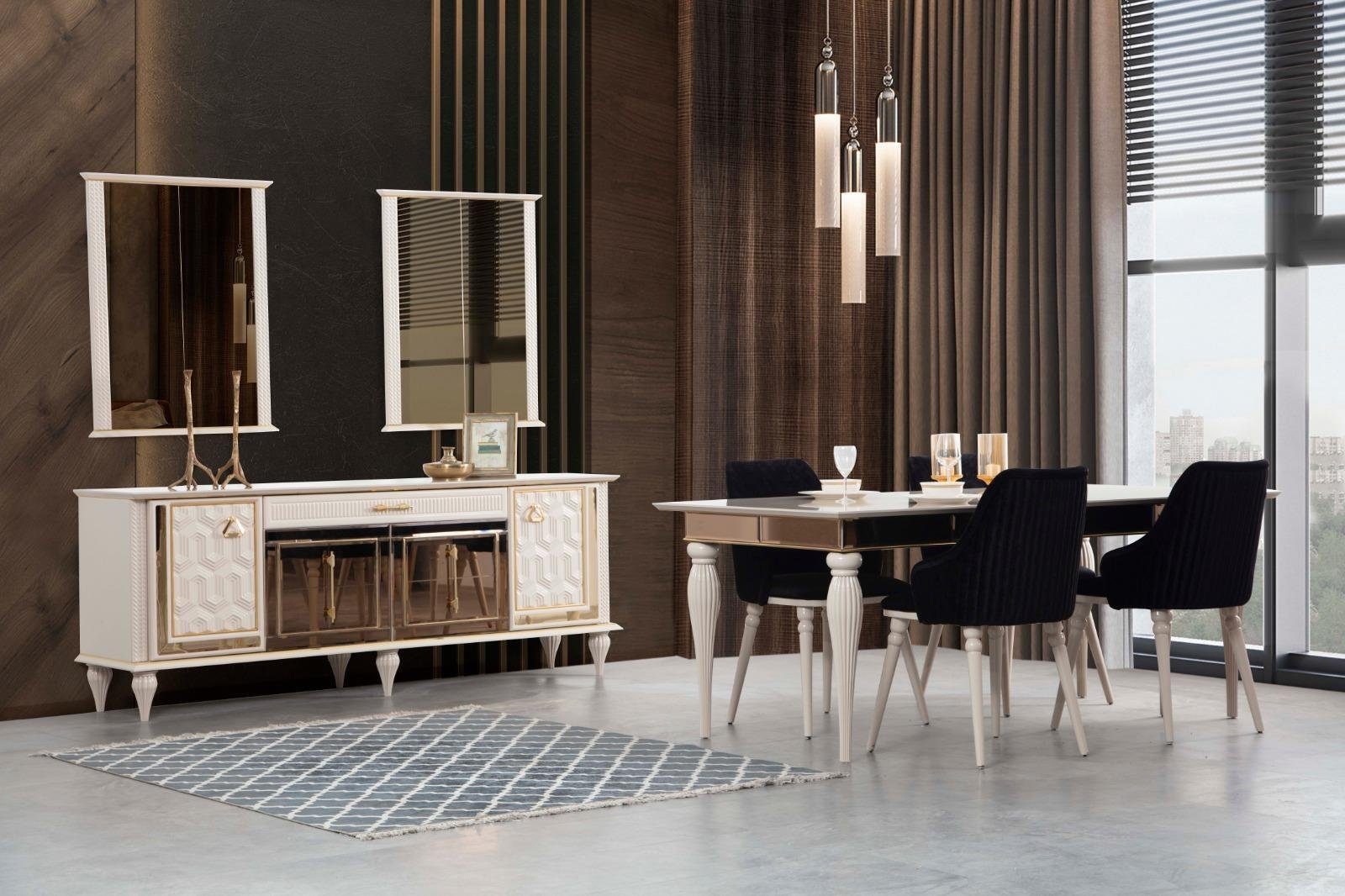 Luxus Modern JVmoebel Design Holz neu elegantes Stuhl Stuhl Esszimmerstuhl schwarz