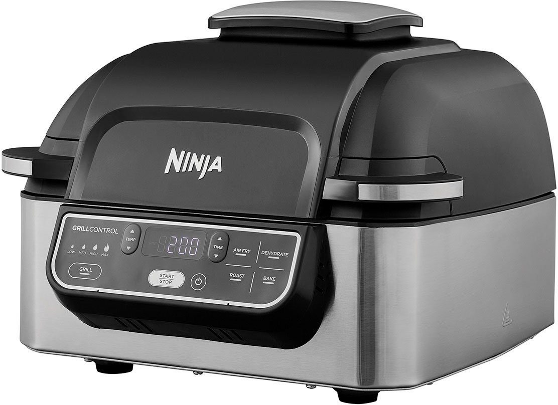 NINJA Heißluftfritteuse und Grill AG301EU, 1760 W, bis zu 5,8 L Volumen, incl. Zubehör