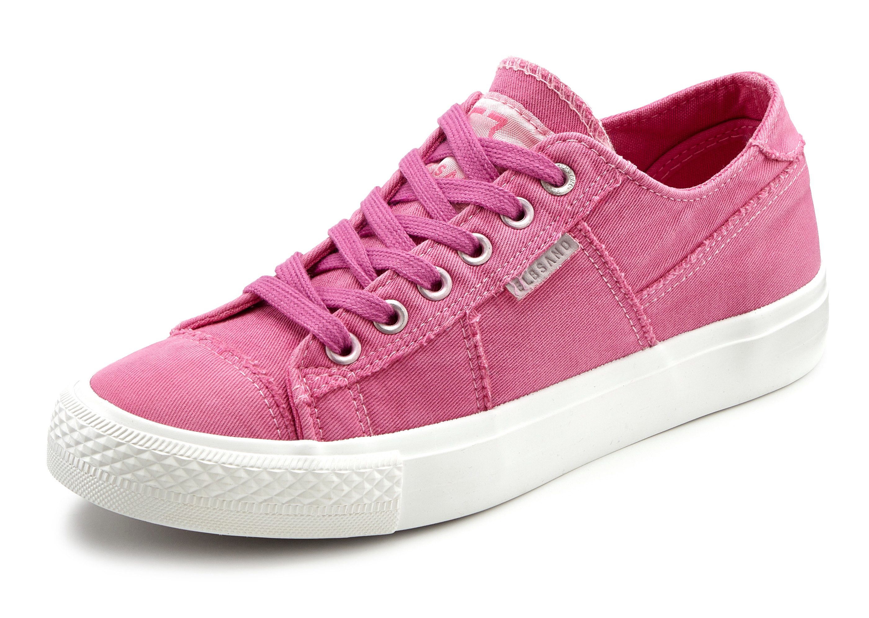 Elbsand Schnürschuh, Stoffschuhe, Textilschuhe, Turnschuh, Freizeitschuh Sneaker Schnürhalbschuh aus Textil in modernem Used-Look VEGAN