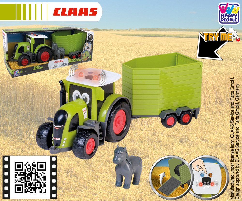 Happy People Spielzeug-Traktor RC CLAAS Kids Axion 870 grün günstig online kaufen