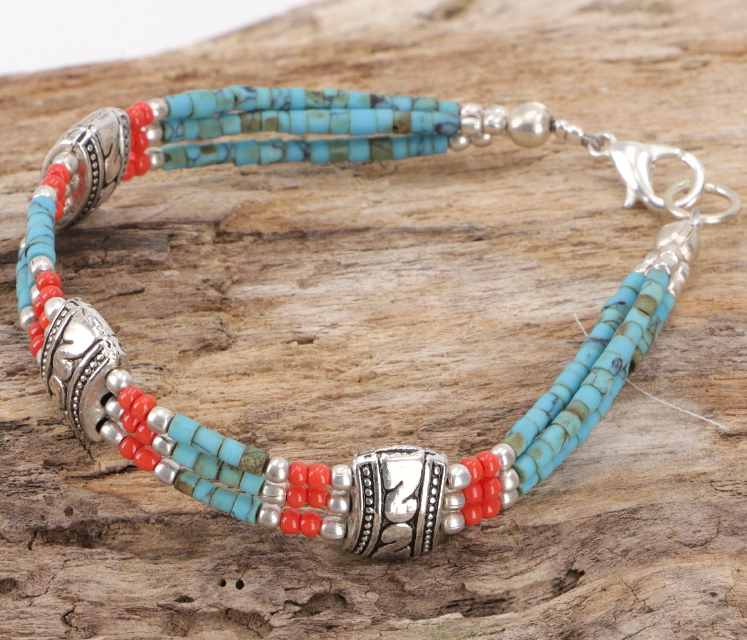 Guru-Shop Armreif Tibetschmuck Perlenarmband, Ethnoarmband,.. günstig online kaufen