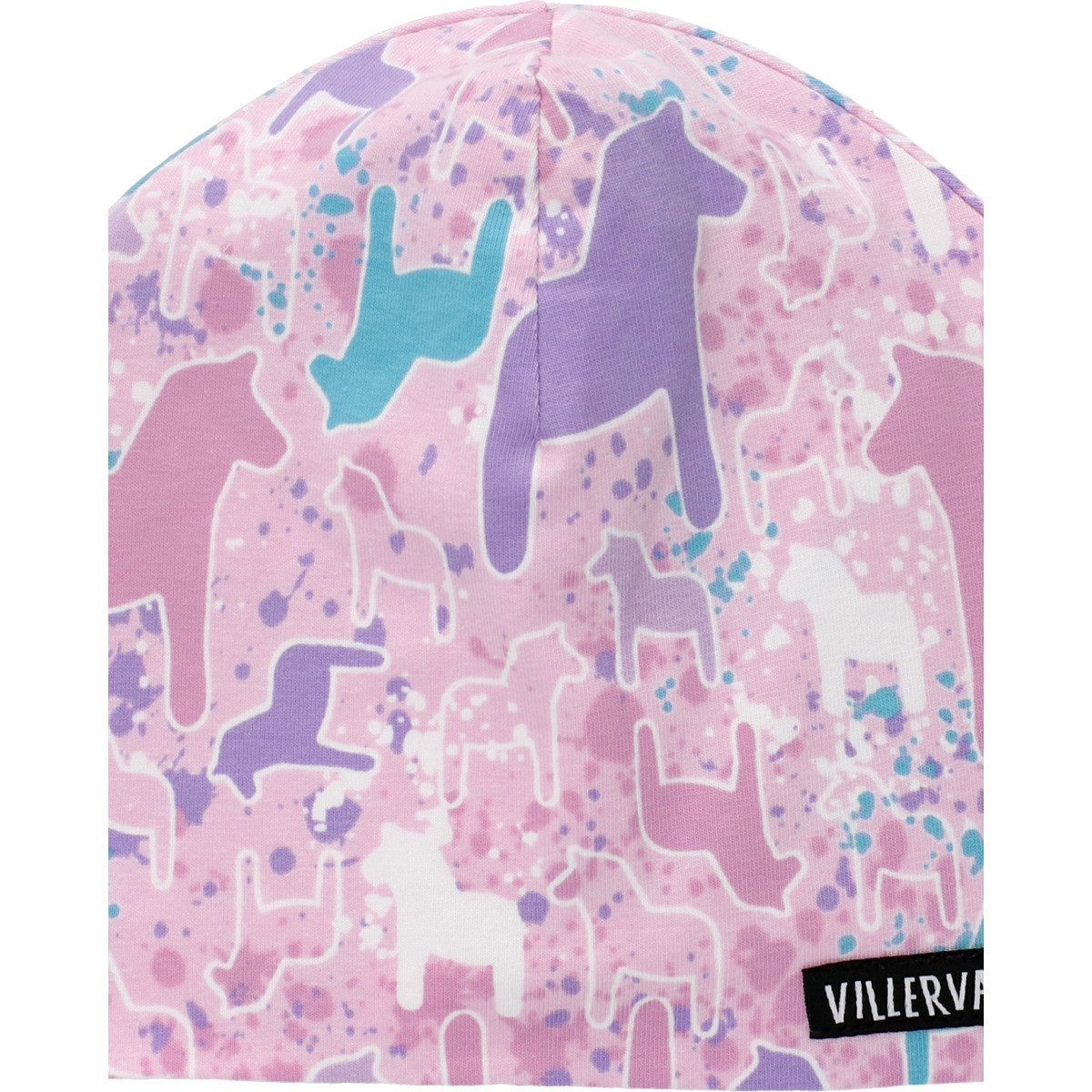 Villervalla Jerseymütze Dala Mädchen (1-St) Beanie, Kopfbedeckung, Wintermütze, Strickmütze, Funktionsmütze