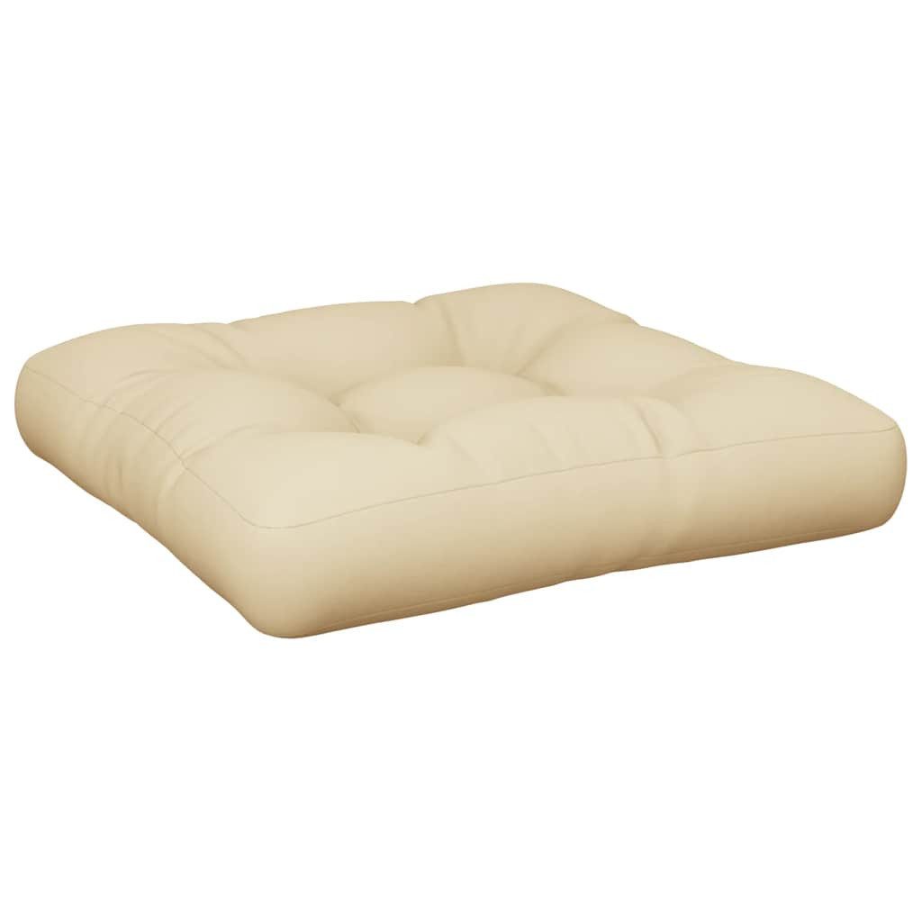 vidaXL Sitzauflage Palettenkissen Beige 60x61,5x10 cm günstig online kaufen