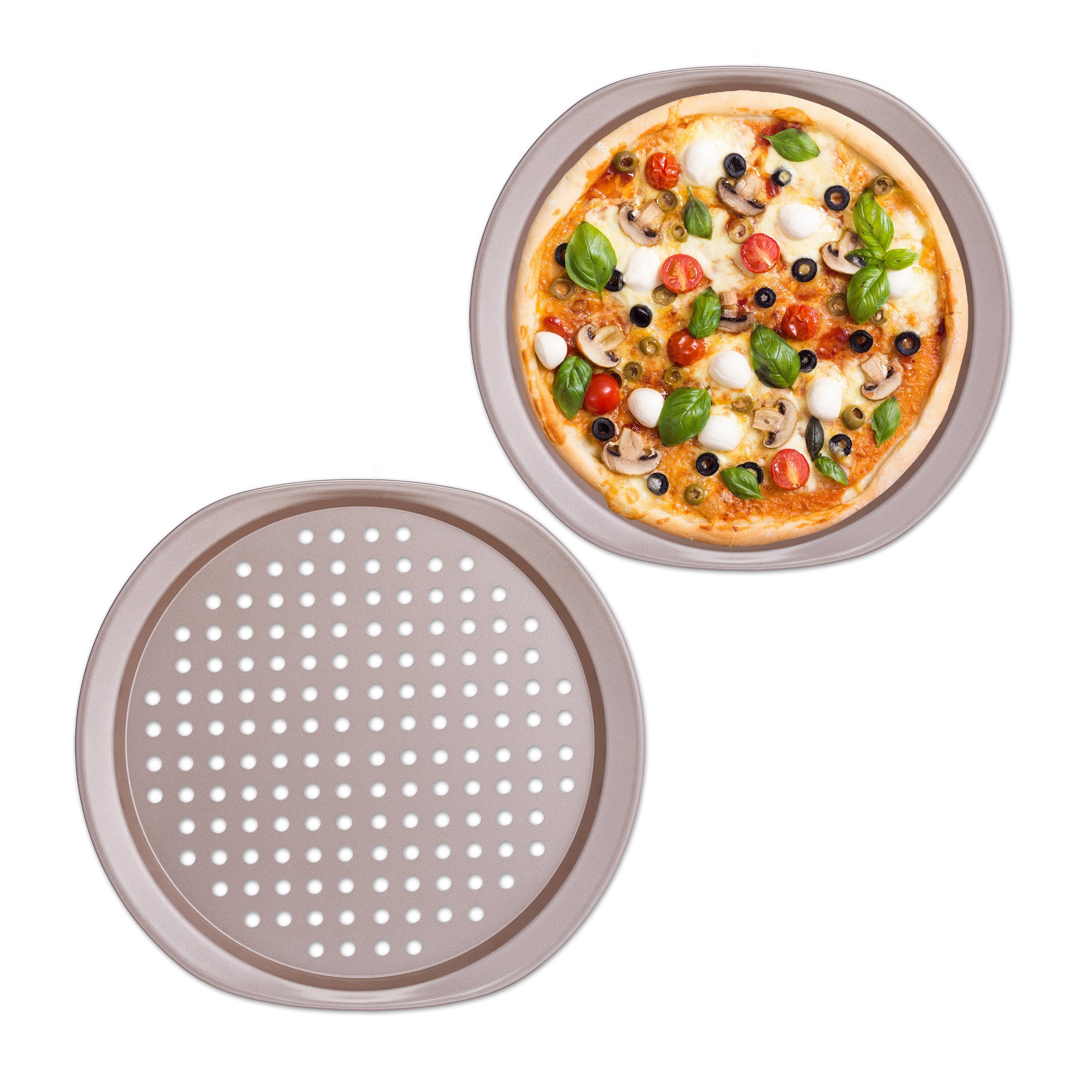 Pizzablech Knusper Pizzablech im 2er Set