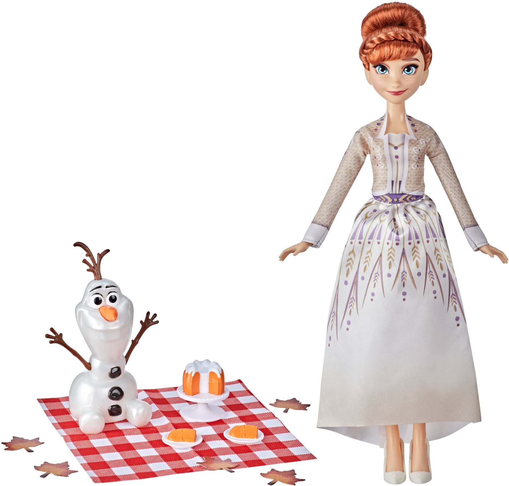 Image of Hasbro Anziehpuppe »Disney Die Eiskönigin 2 Annas und Olafs Herbstpicknick«, mit Puppe Olaf