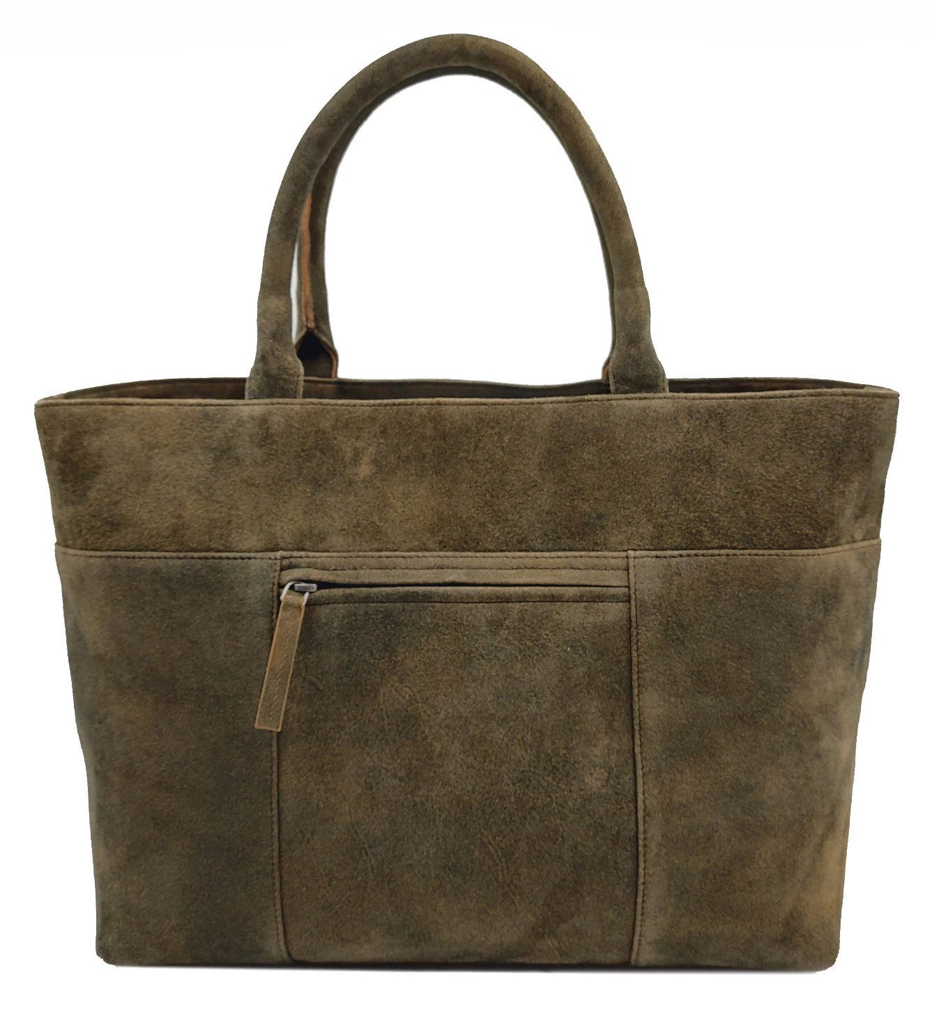 Der Trachtler Trachtentasche, Handtasche, Shopper, Echtes Ziegenleder, Veloursleder