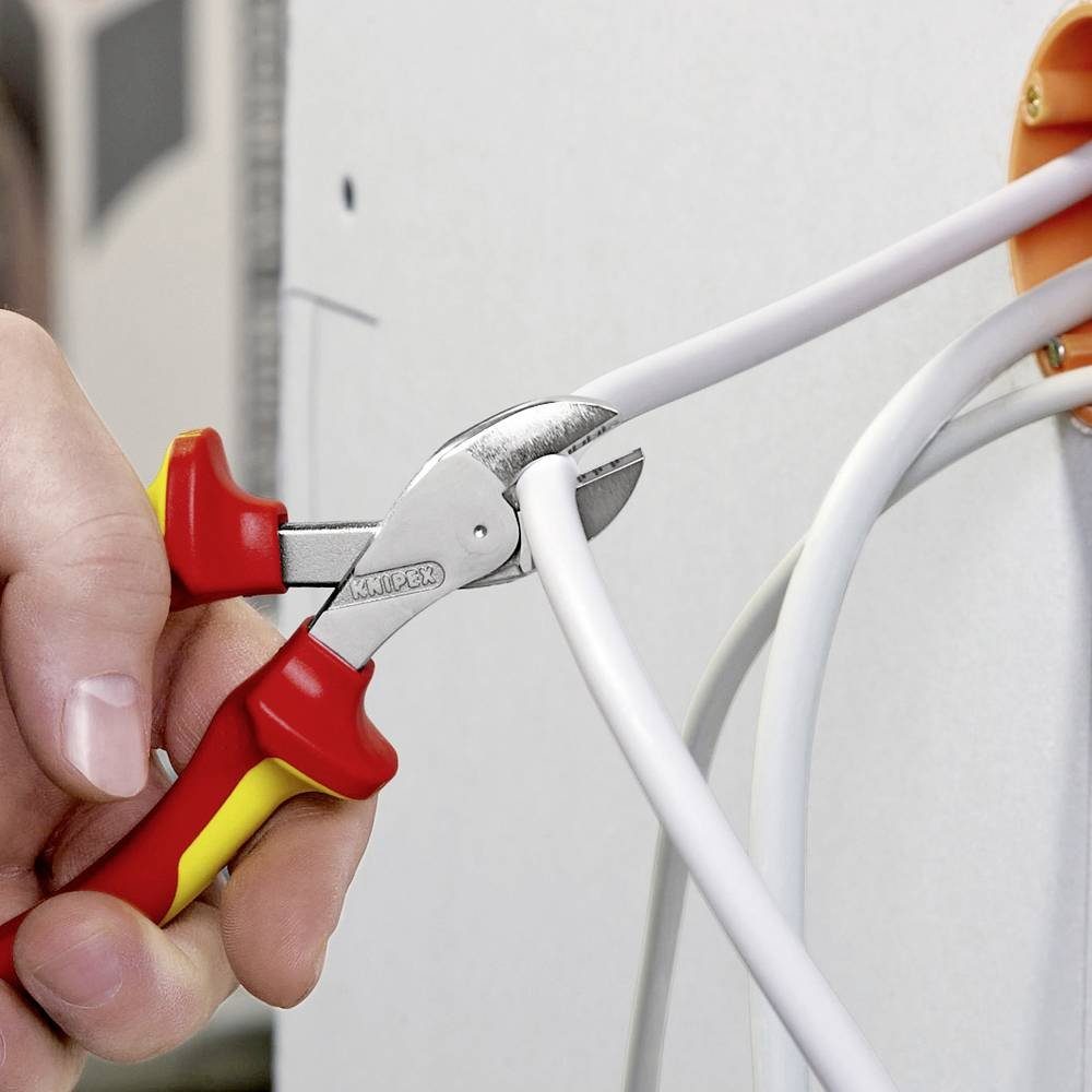 Knipex Seitenschneider Kompakt-Seitenschneider 73 06 160, mit Facette