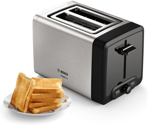 Image of BOSCH Toaster TAT4P420DE DesignLine, 2 kurze Schlitze, 820 W