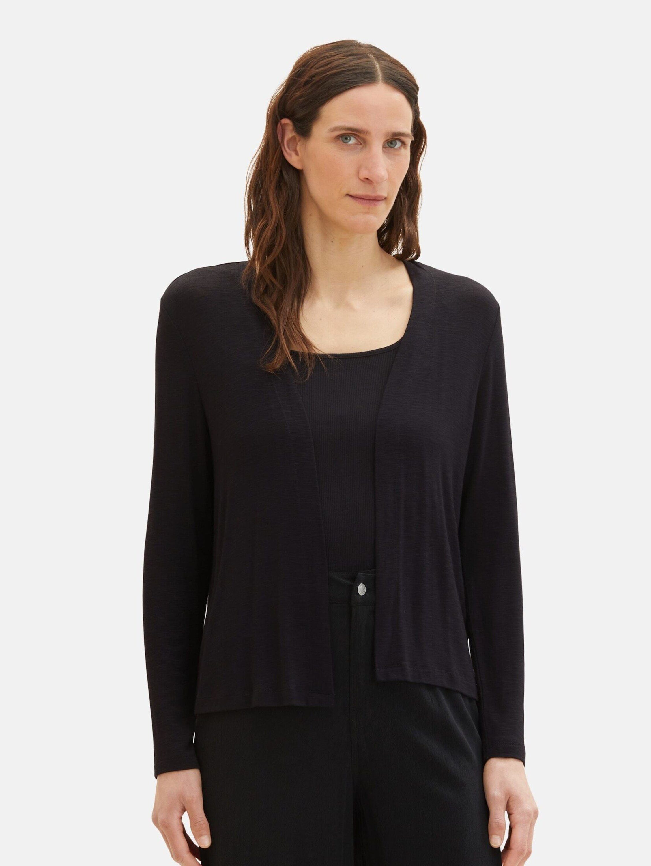 TOM TAILOR Strickjacke (1-tlg) Plain/ohne Details günstig online kaufen