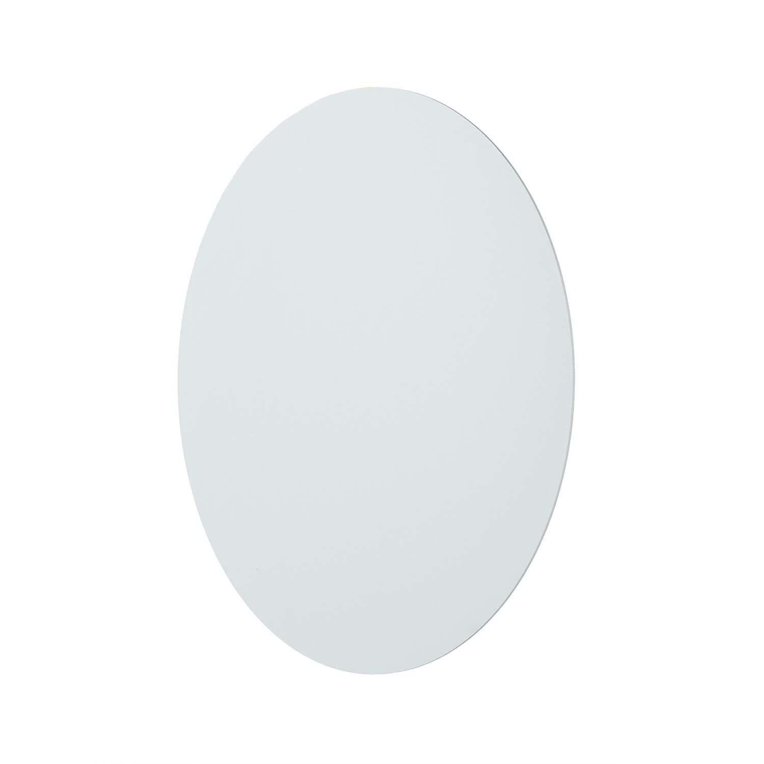 Licht-Erlebnisse Wandleuchte KAPILA, ohne Leuchtmittel, flach rund Ø 30 cm indirektes Licht G9 Weiß Metall Modern