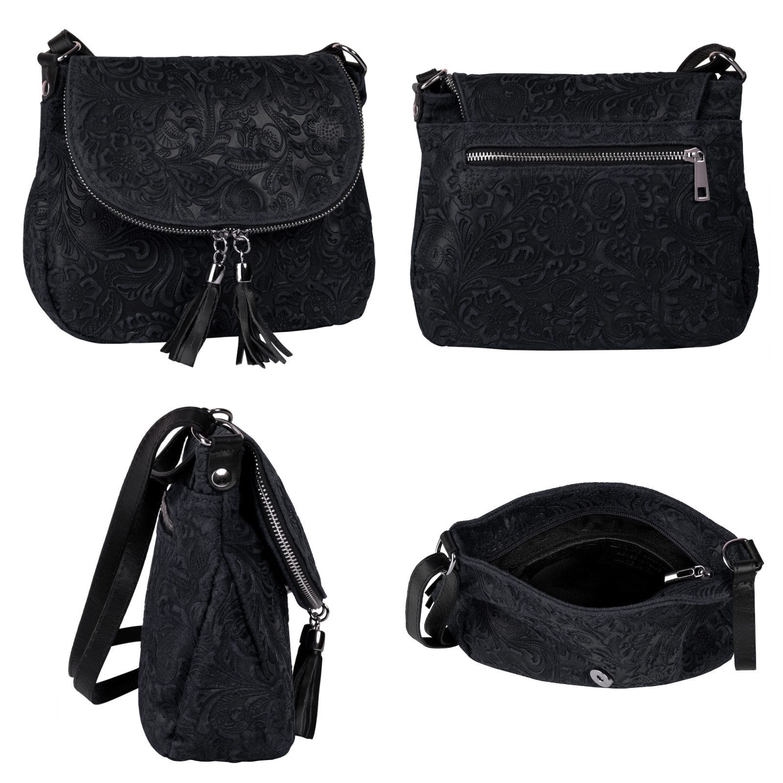 Samantha Look Umhängetasche, echt Leder, Made günstig online kaufen