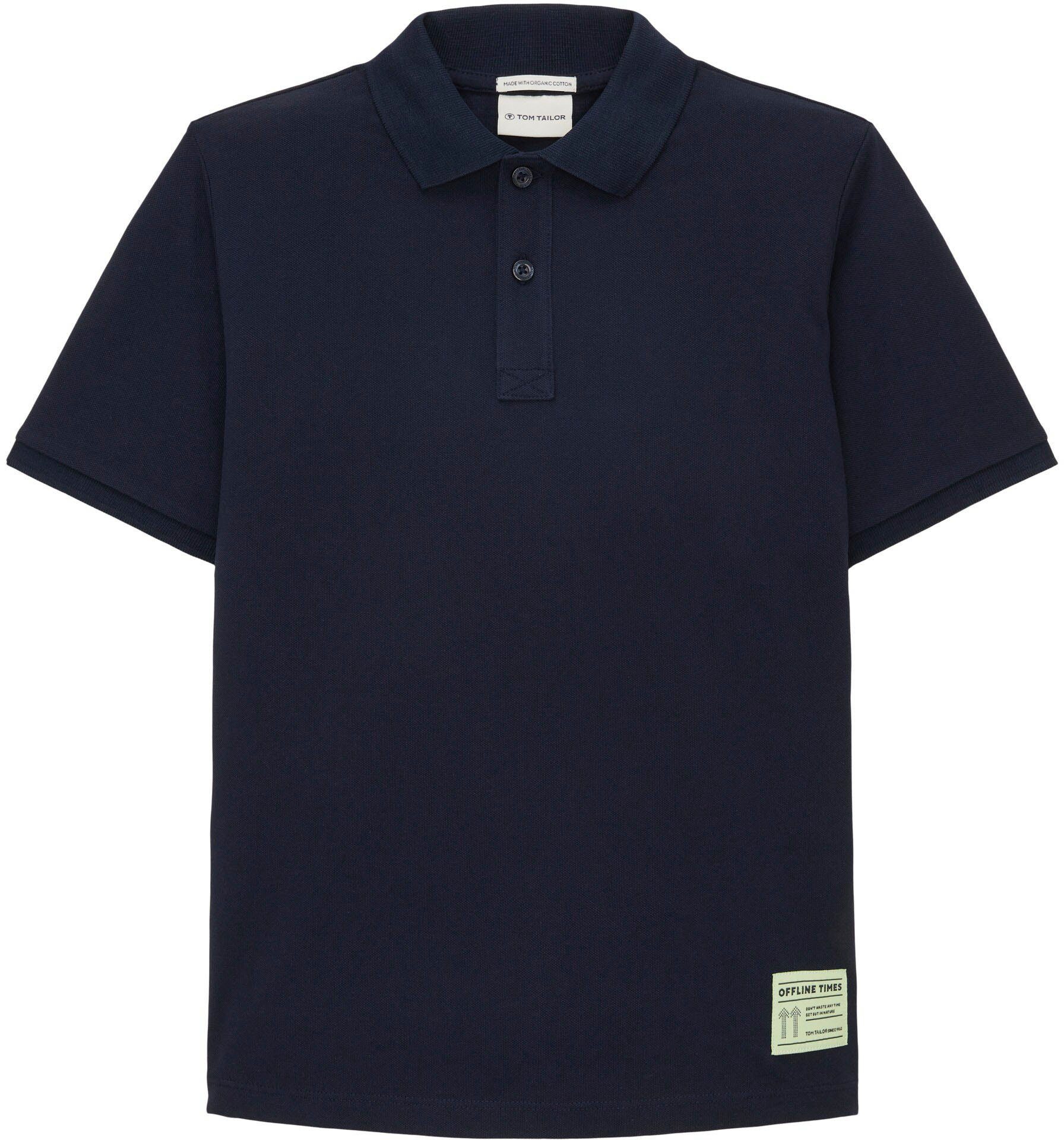 späteste Arbeit TOM TAILOR Poloshirt sky blue captain