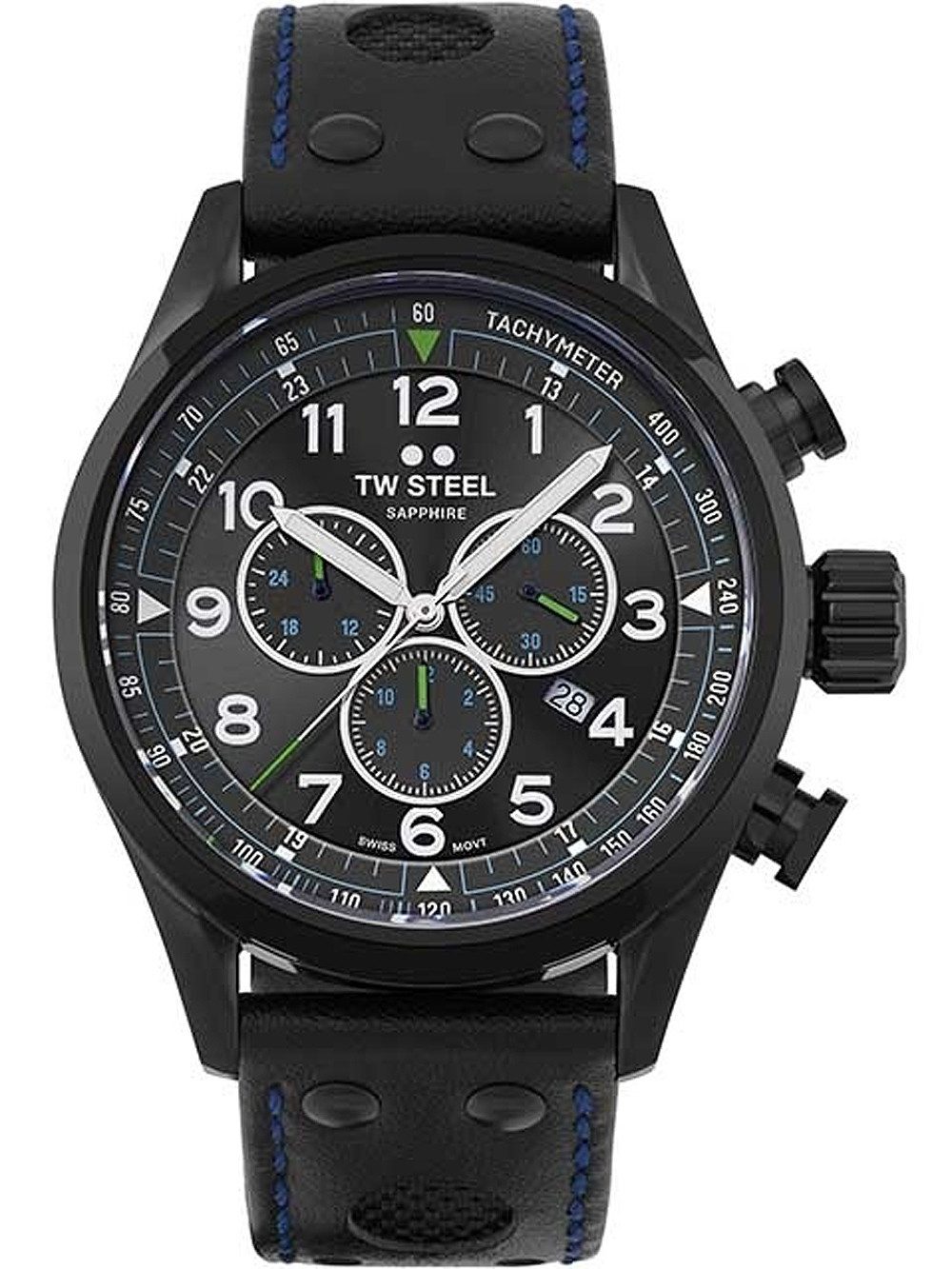 TW Steel Quarzuhr TW-Steel SVS306 Volante Chronograph Petter Solberg Herrenuhr 48mm 10AT TW-Steel SVS306 Volante Chronograph Petter Solberg Herrenuhr 48mm 10ATM